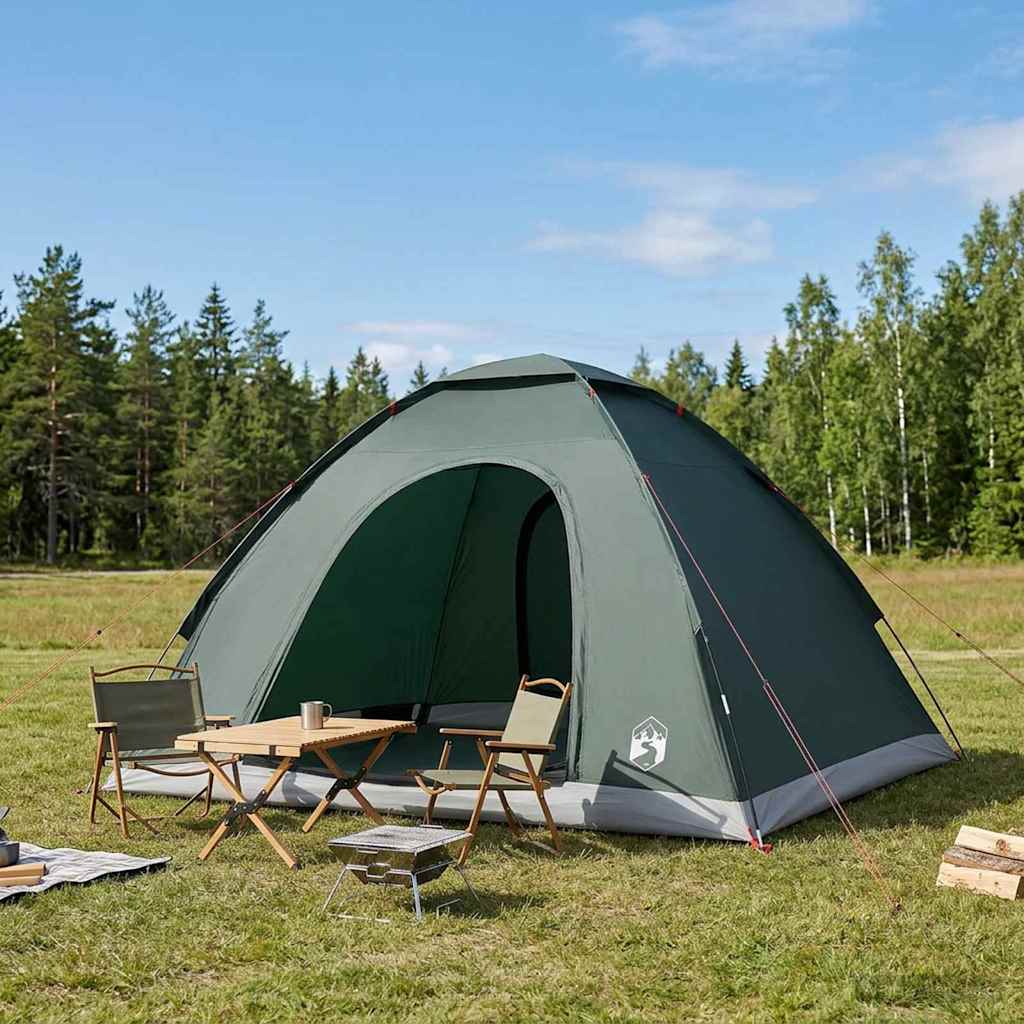 Campingzelt 4 Personen Olivegrün