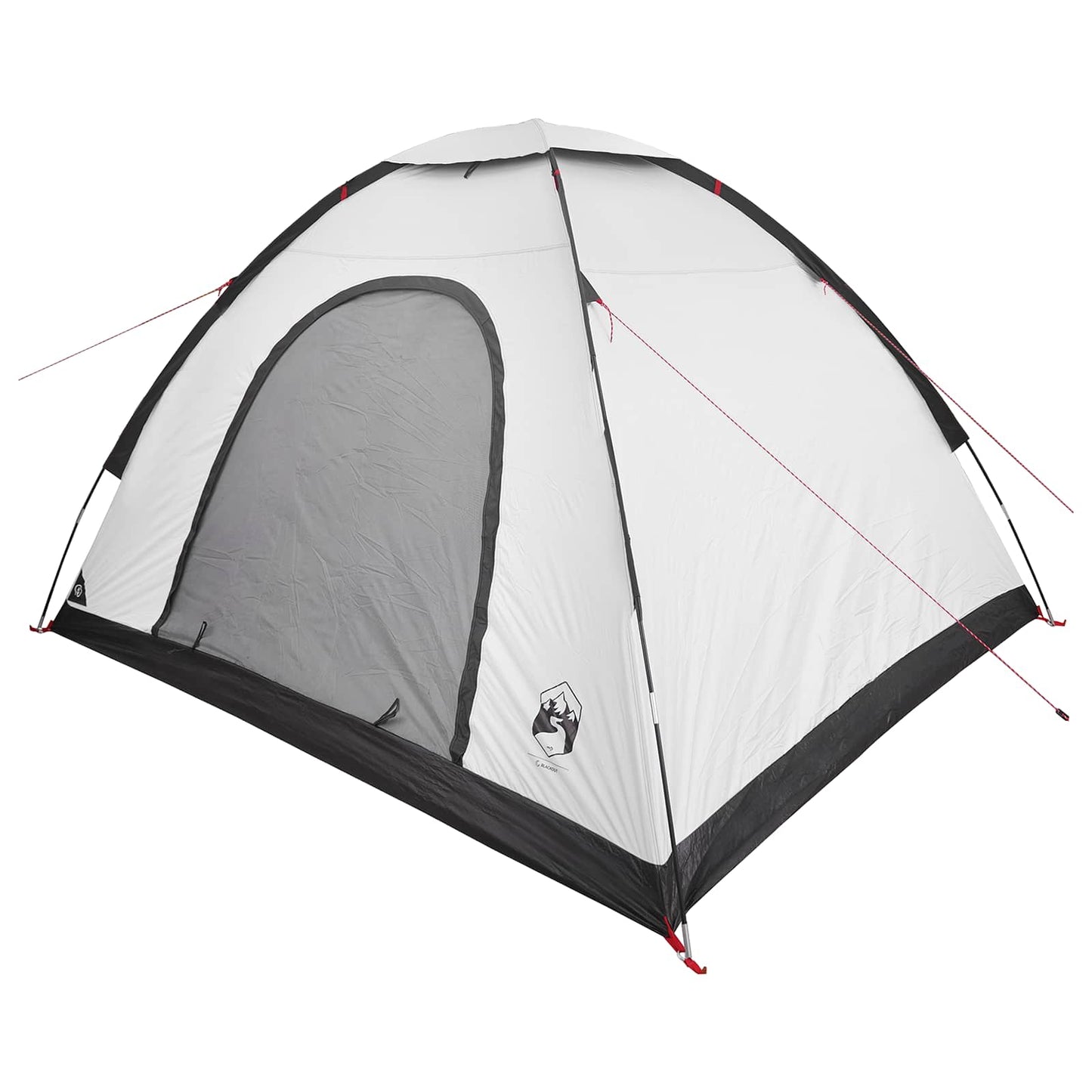 Campingzelt 4 Personen Weiß Blackout