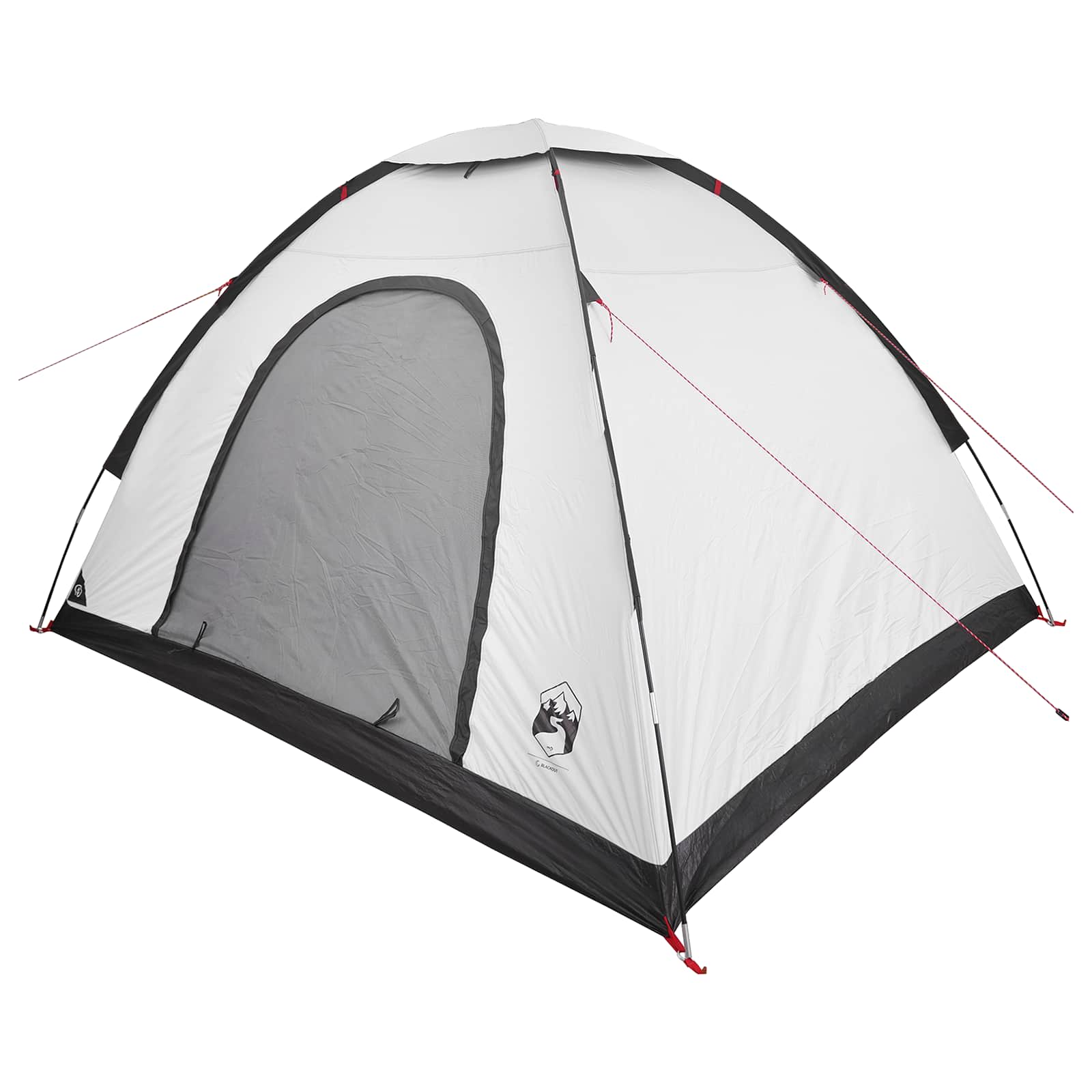 Campingzelt 4 Personen Weiß Blackout