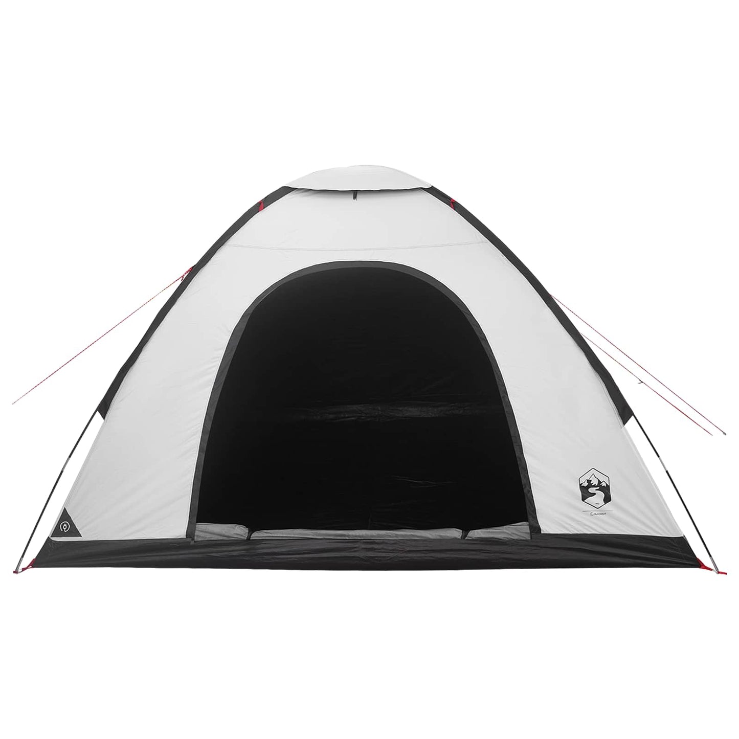 Campingzelt 4 Personen Weiß Blackout