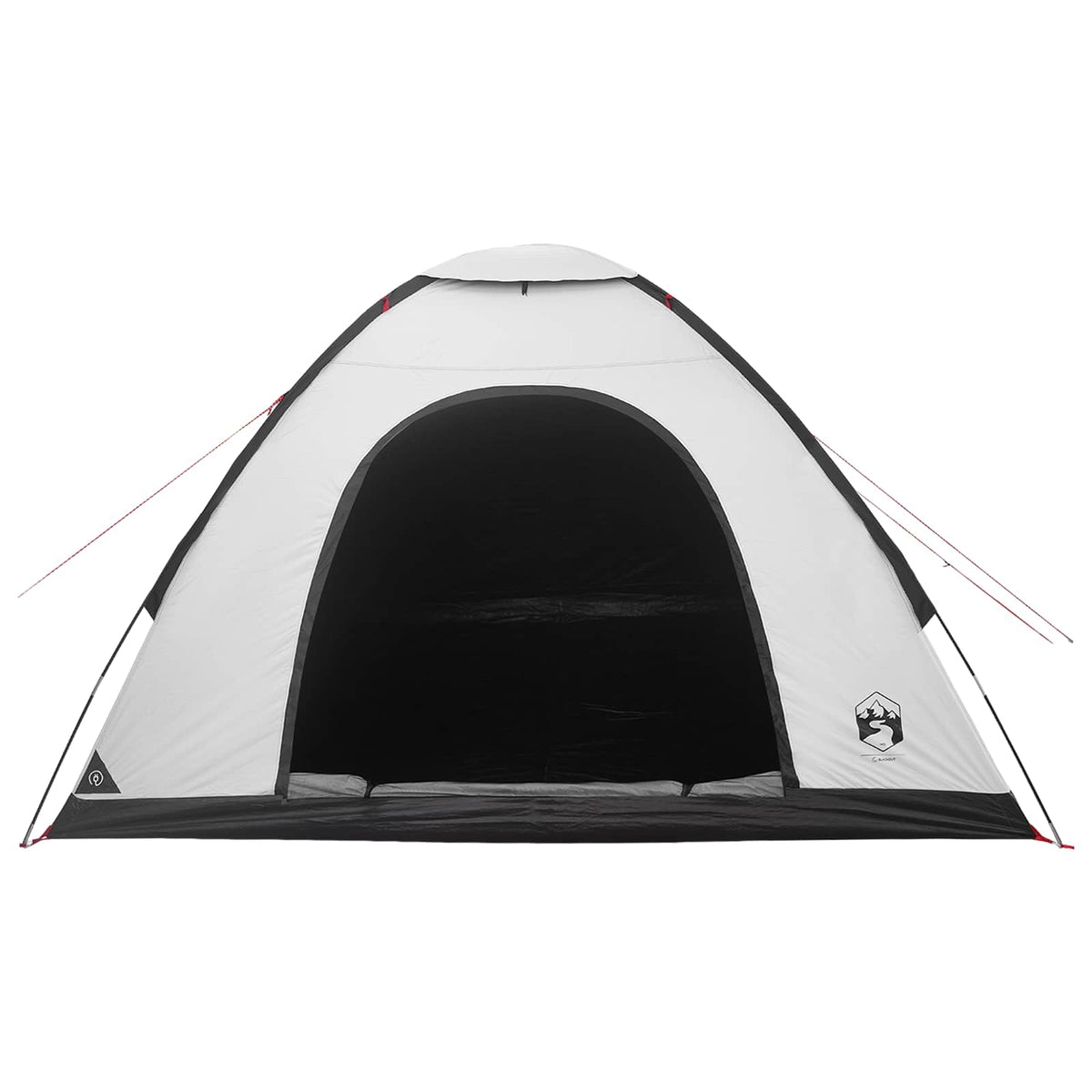 Campingzelt 4 Personen Weiß Verdunkelnd