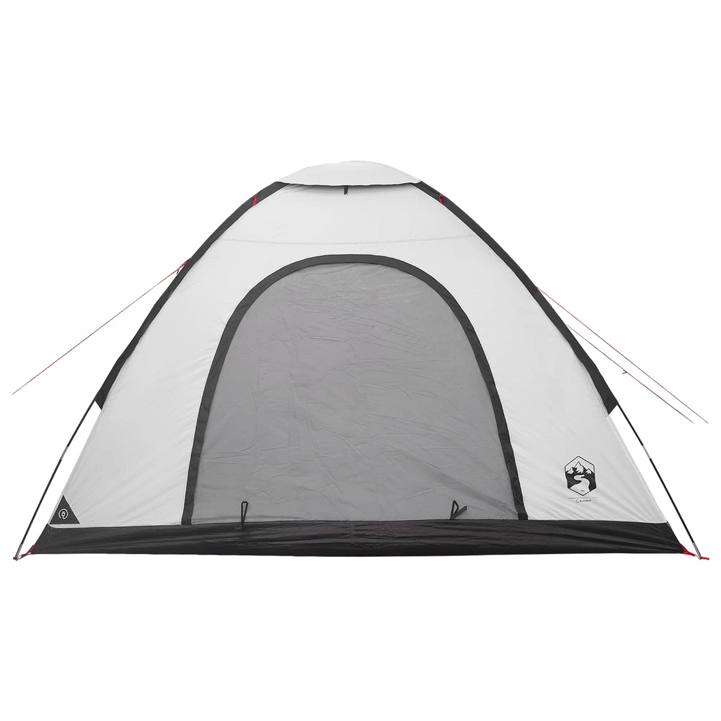 Campingzelt 4 Personen Weiß Blackout