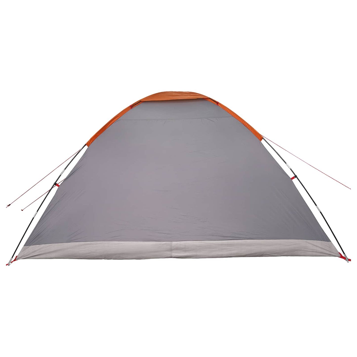 Campingzelt 6 Personen Grau und Orange