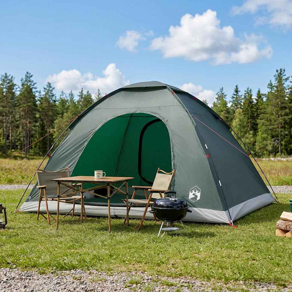 Campingzelt 6 Personen Olivegrün
