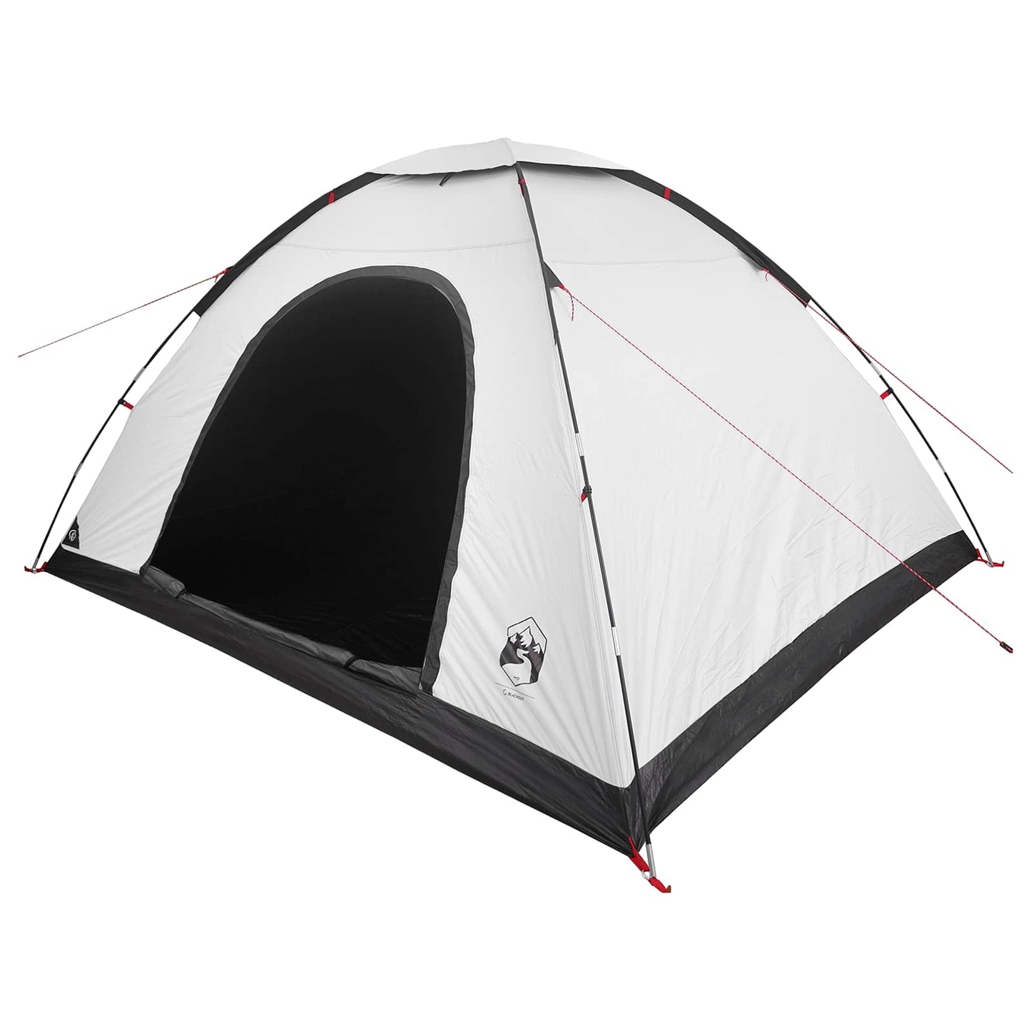 Campingzelt 6 Personen Weiß Blackout