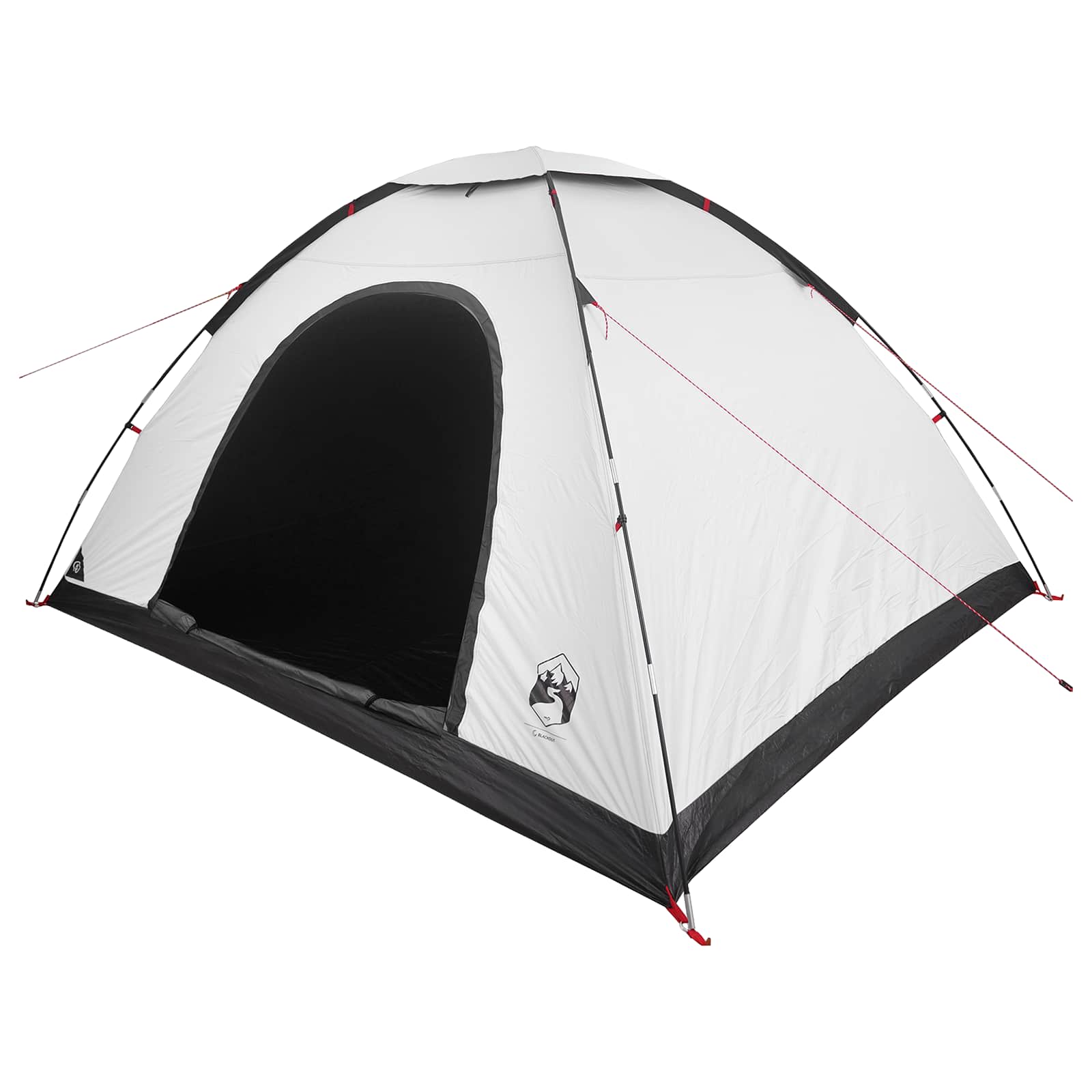 Campingzelt 6 Personen Weiß Blackout