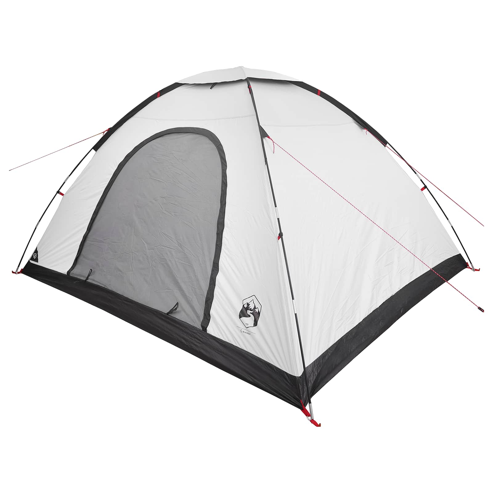 Campingzelt 6 Personen Weiß Blackout