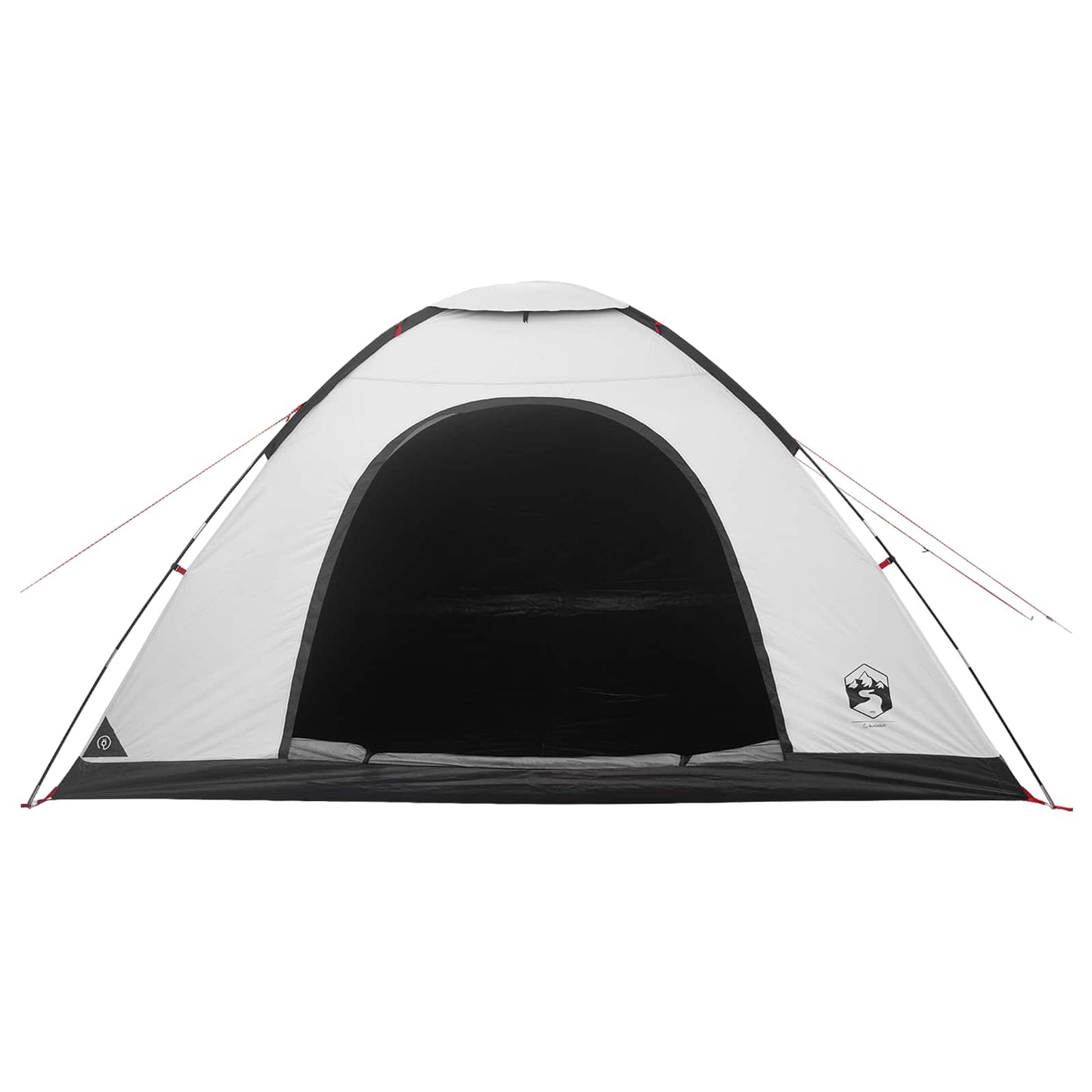 Campingzelt 6 Personen Weiß Blackout