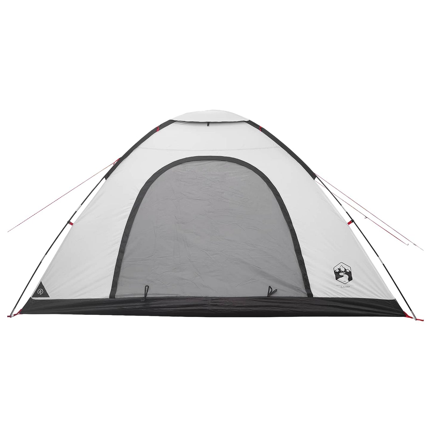 Campingzelt 6 Personen Weiß Blackout