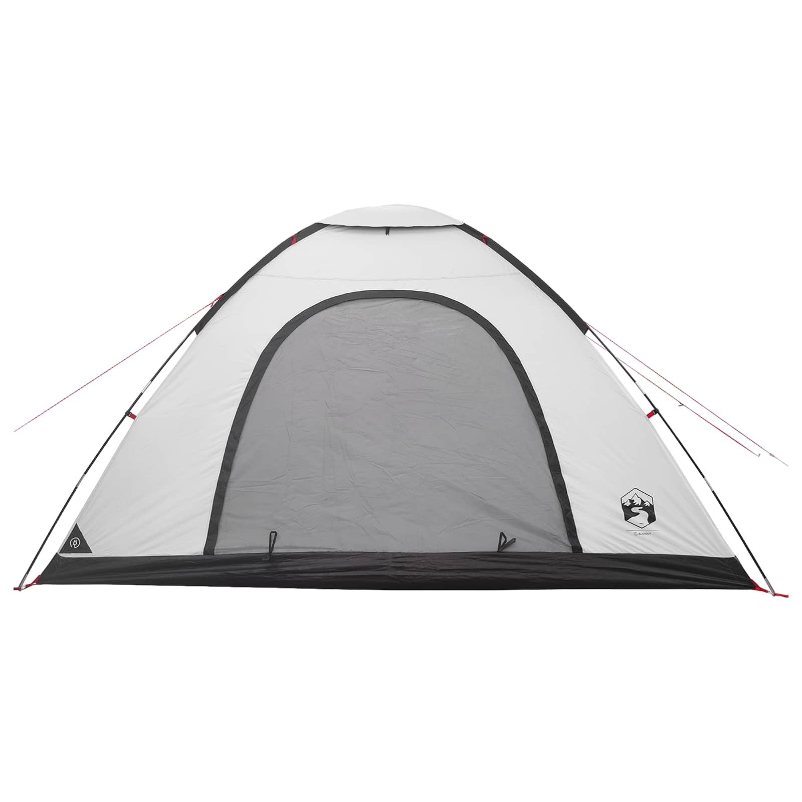 Campingzelt 6 Personen Weiß Blackout