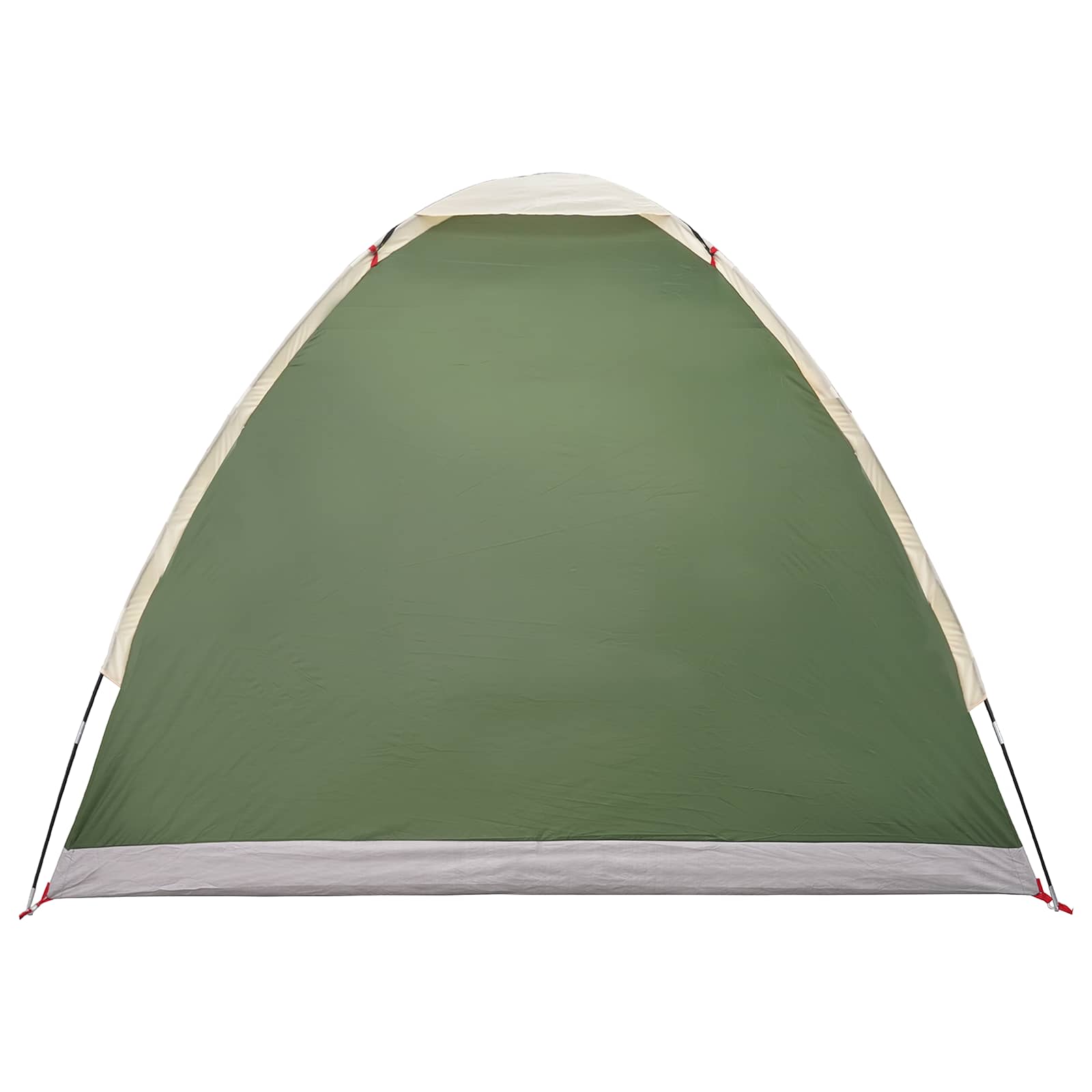 Campingzelt 2 Personen Grün Polyester und Stahl