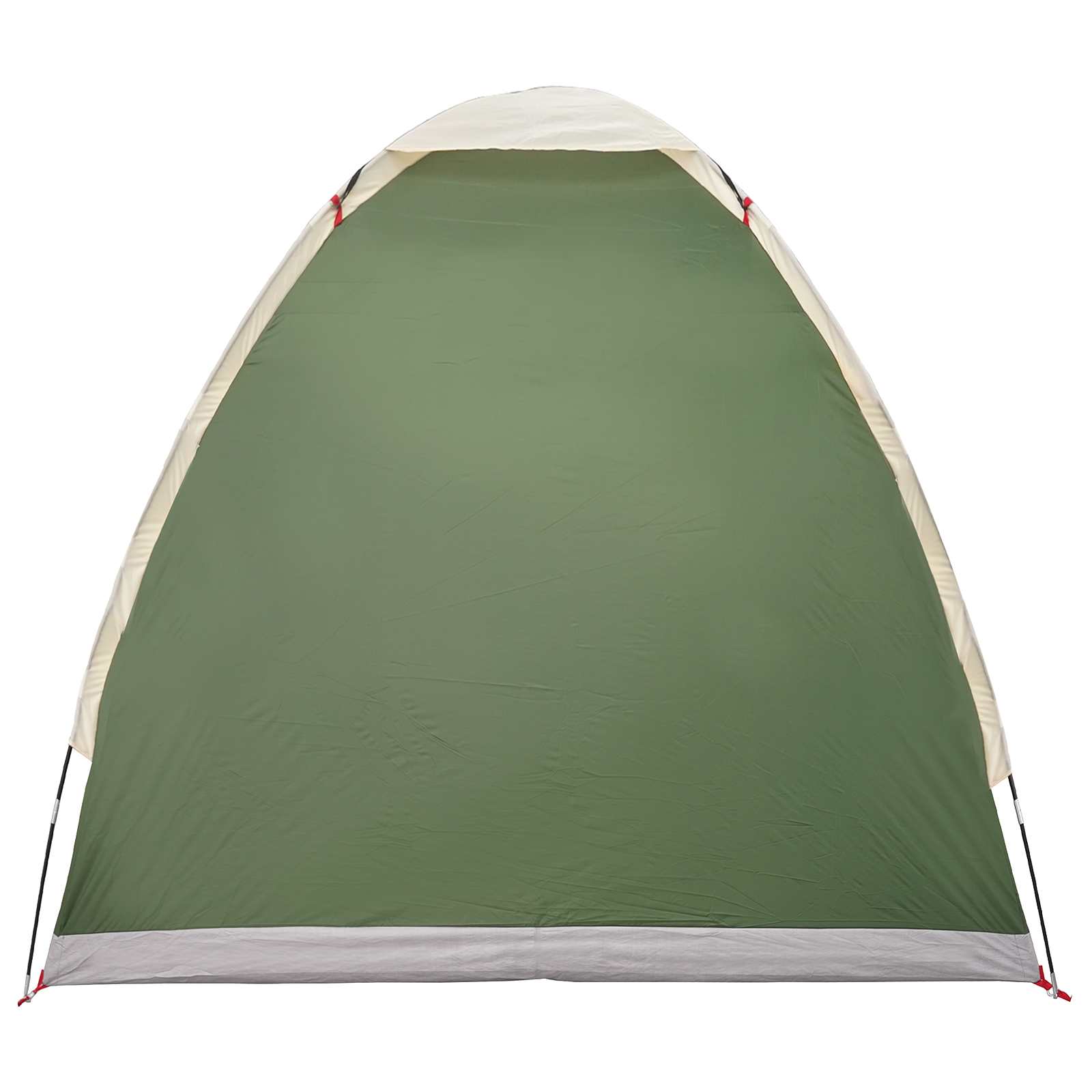 Campingzelt 2 Personen Grün Polyester und Stahl