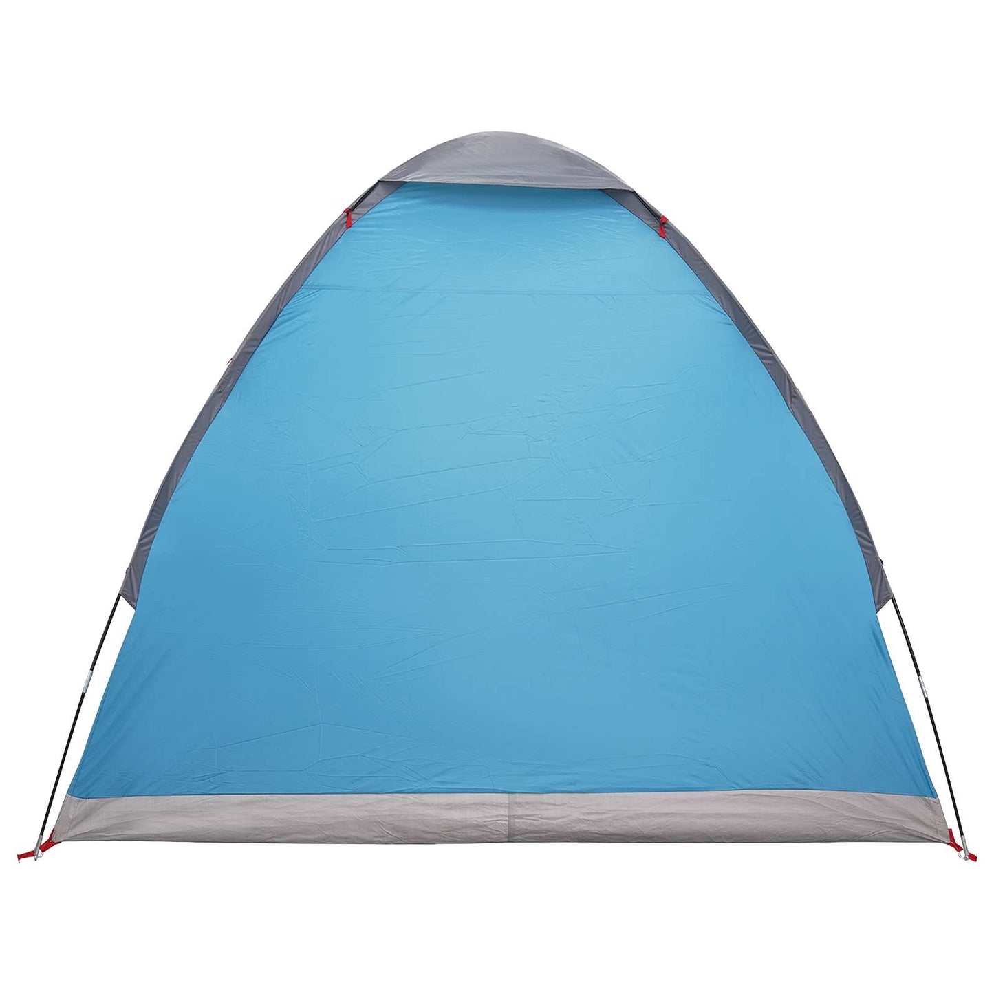 Campingzelt 2 Personen Blau Polyester und Stahl