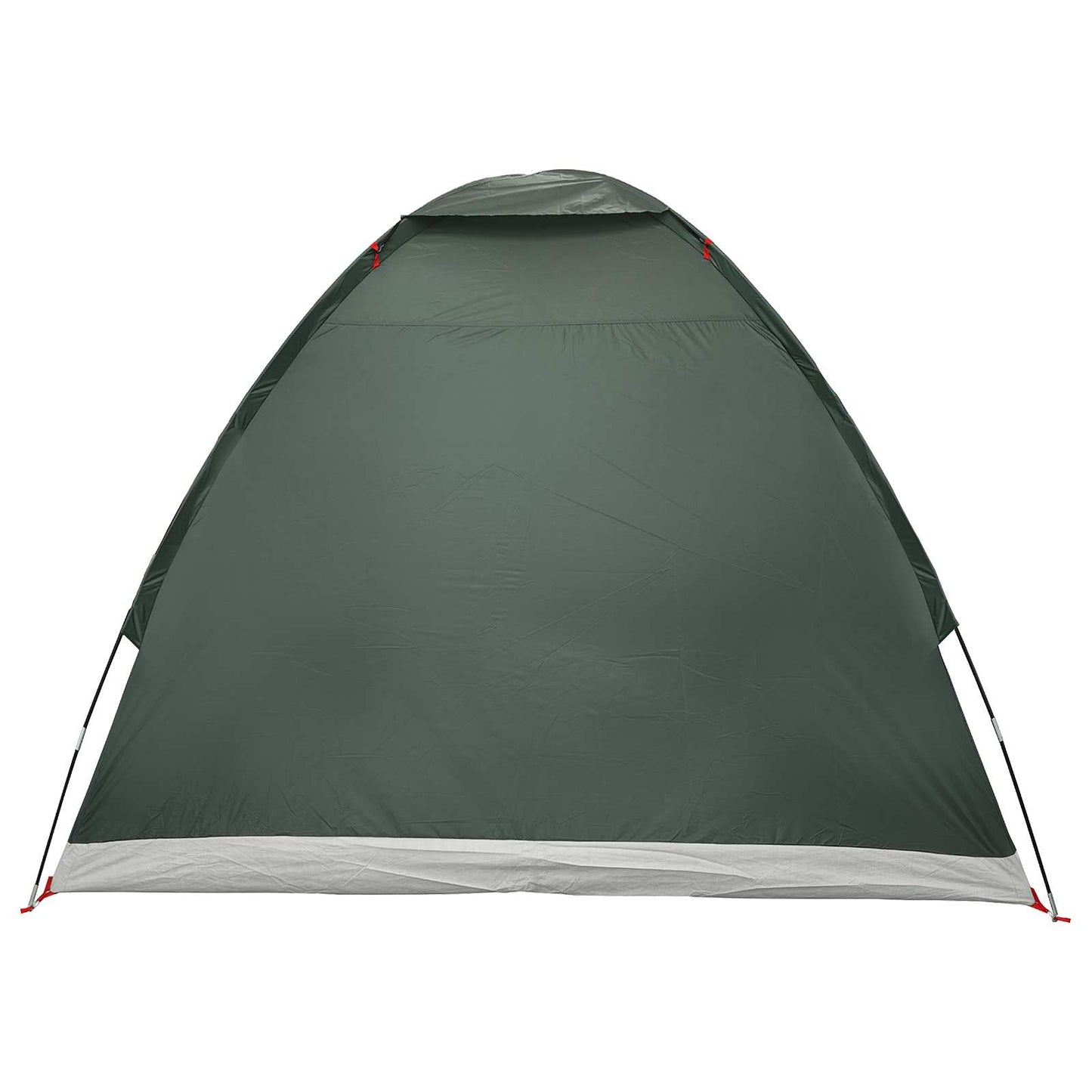 Campingzelt 2 Personen Olivegrün Polyester und Stahl