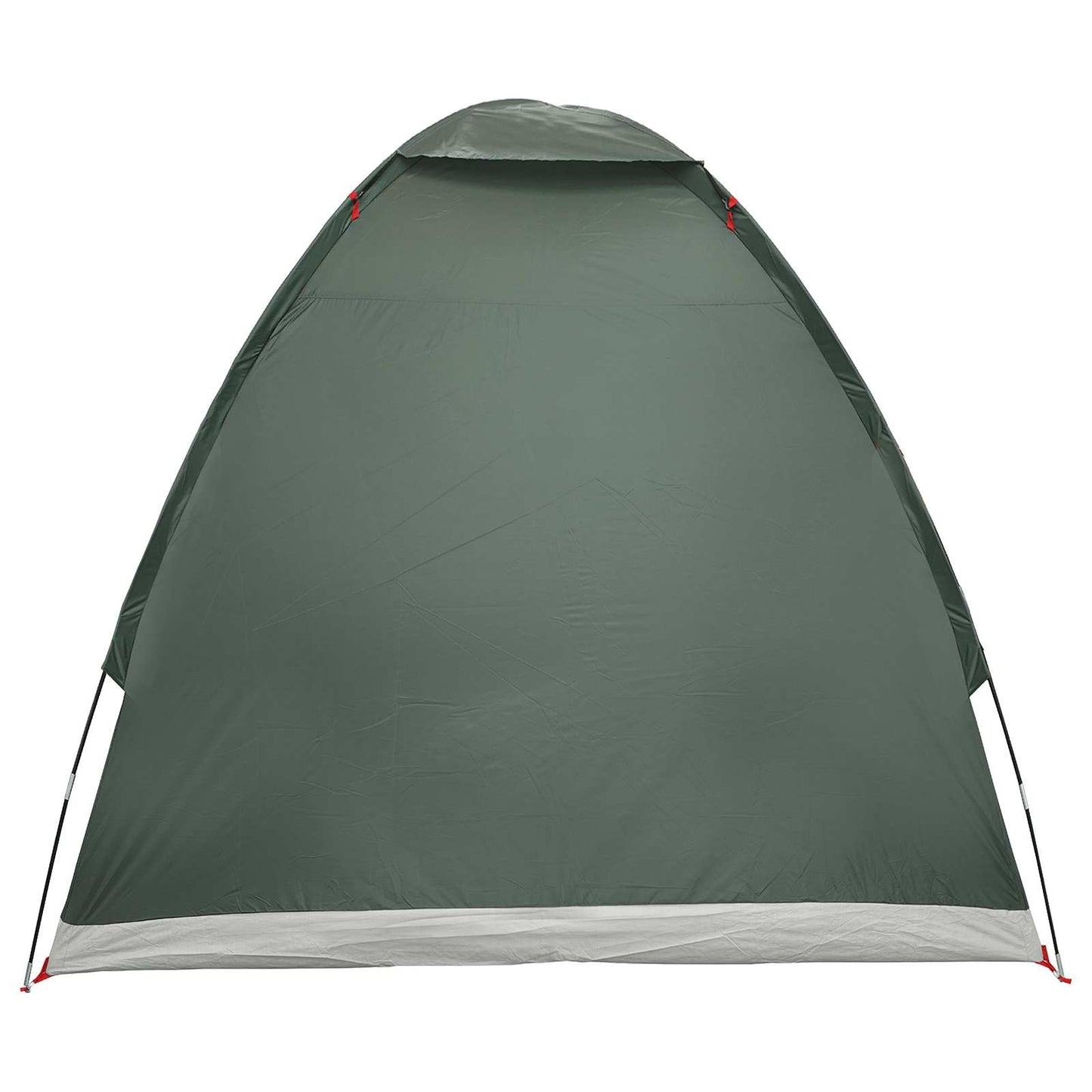 Campingzelt 2 Personen Olivegrün Polyester und Stahl