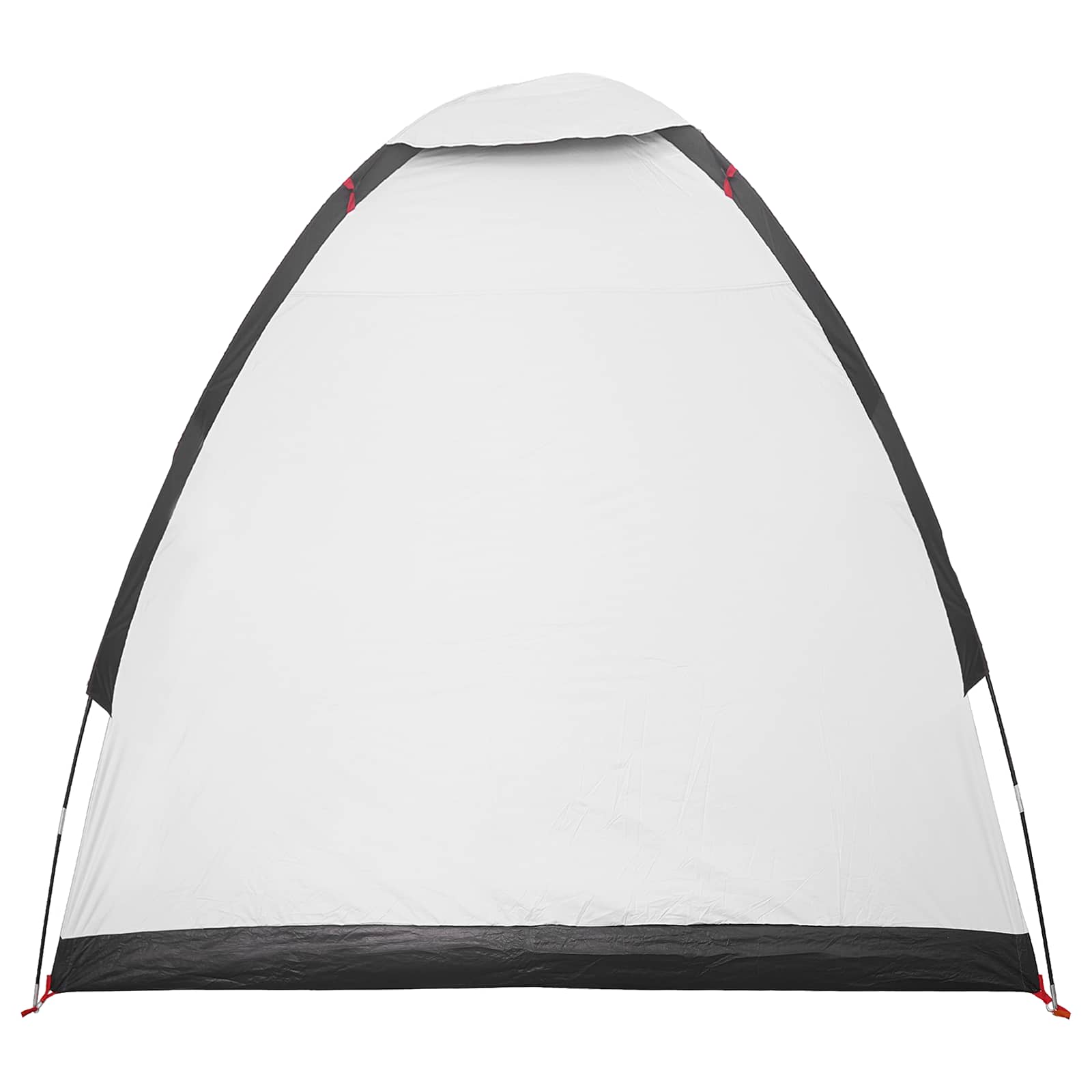 Campingzelt 2 Personen Weiß Blackout Polyester und Stahl