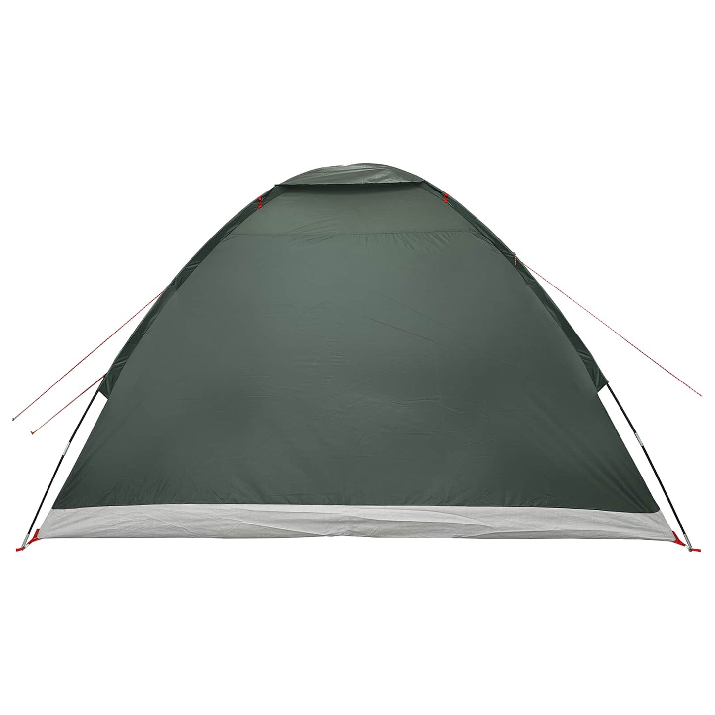 Campingzelt 4 Personen Olivegrün Polyester und Stahl