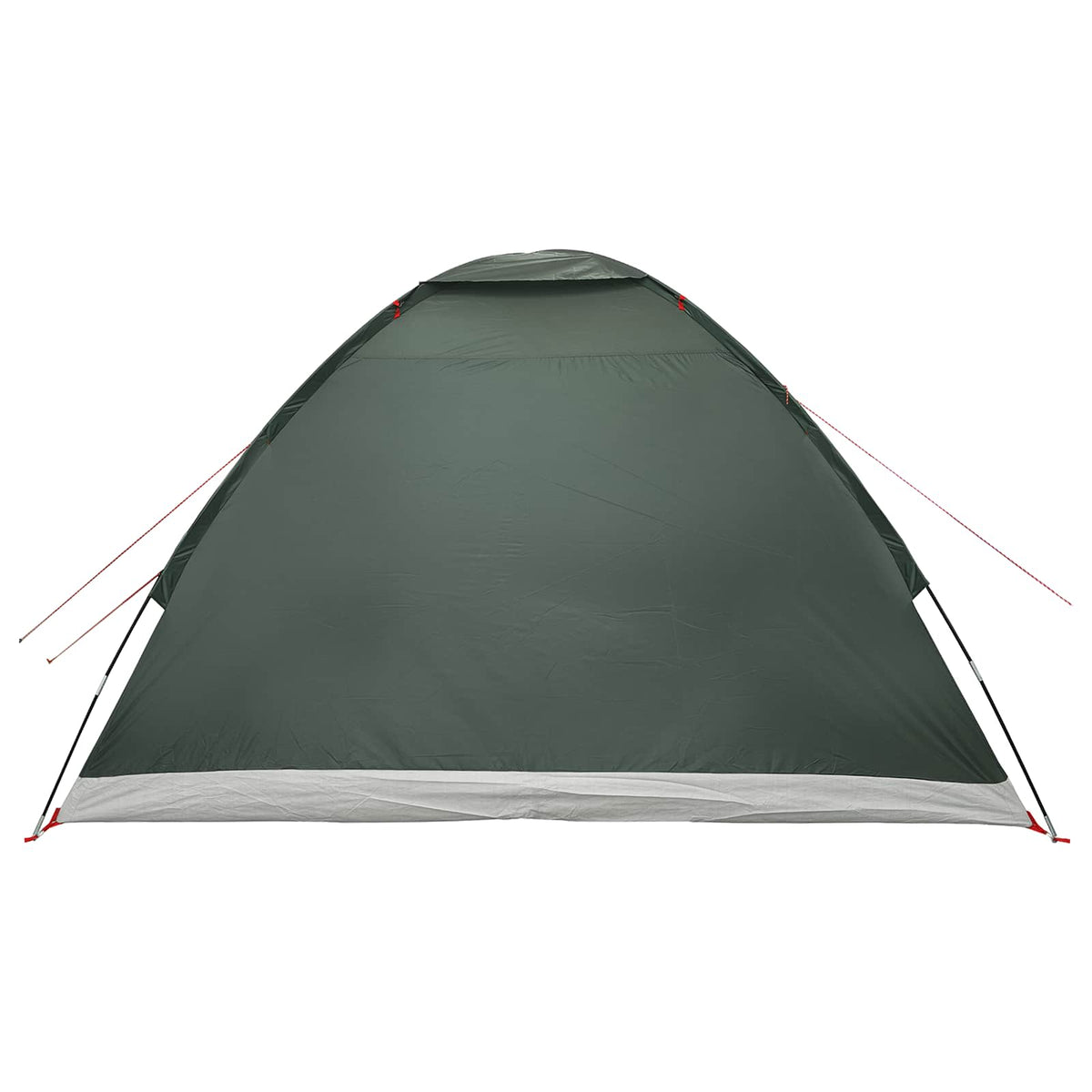 Campingzelt 4 Personen Armeegrün Polyester und Stahl