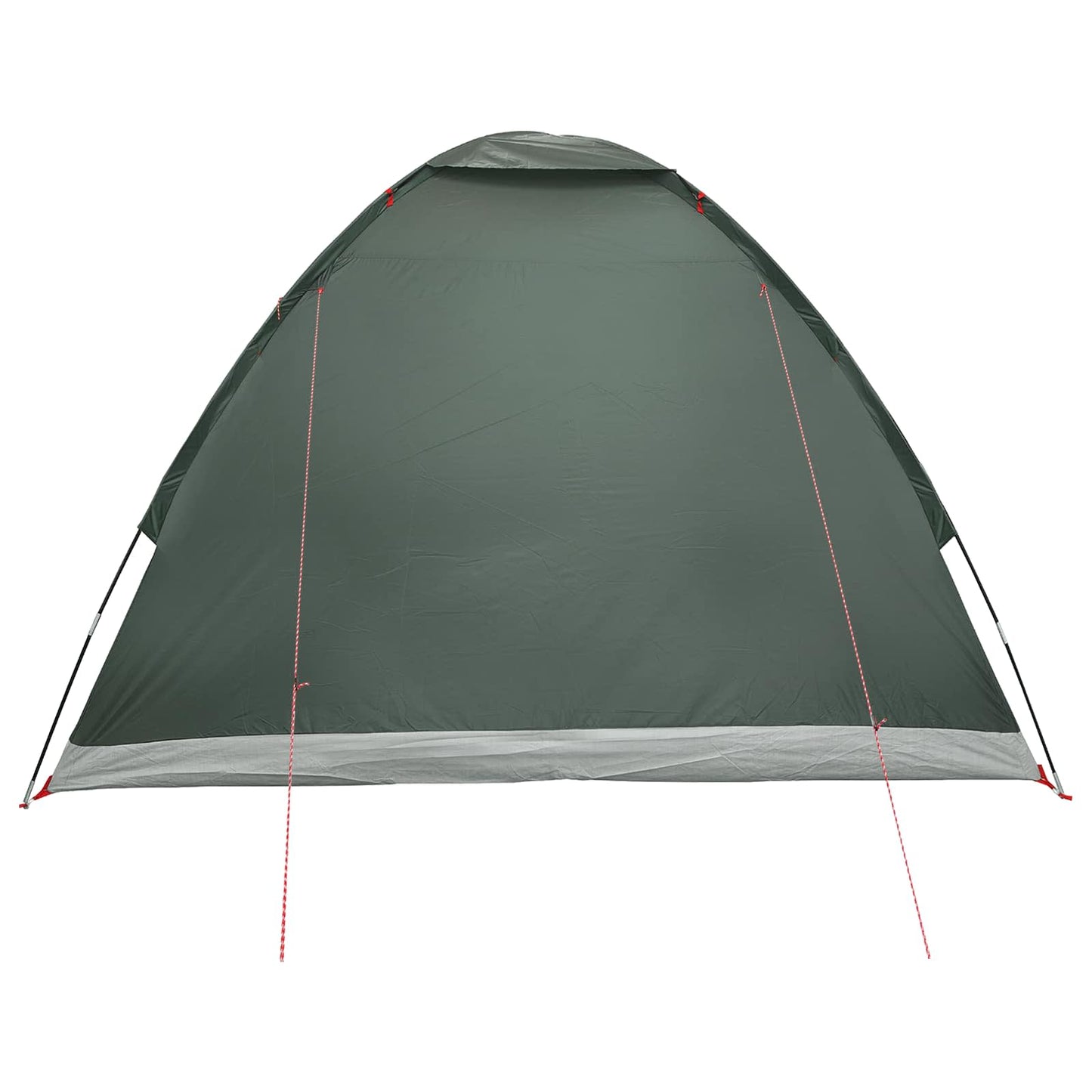 Campingzelt 4 Personen Olivegrün Polyester und Stahl