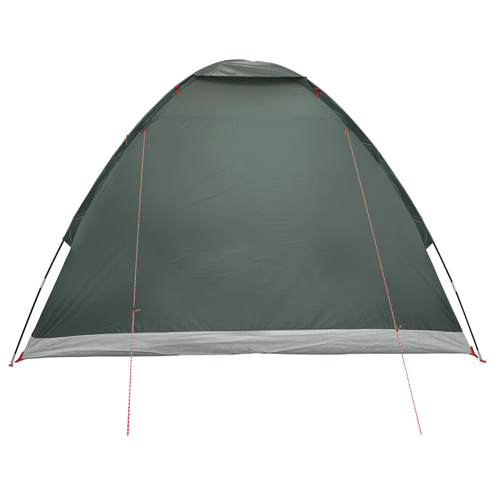 Campingzelt 4 Personen Olivegrün Polyester und Stahl