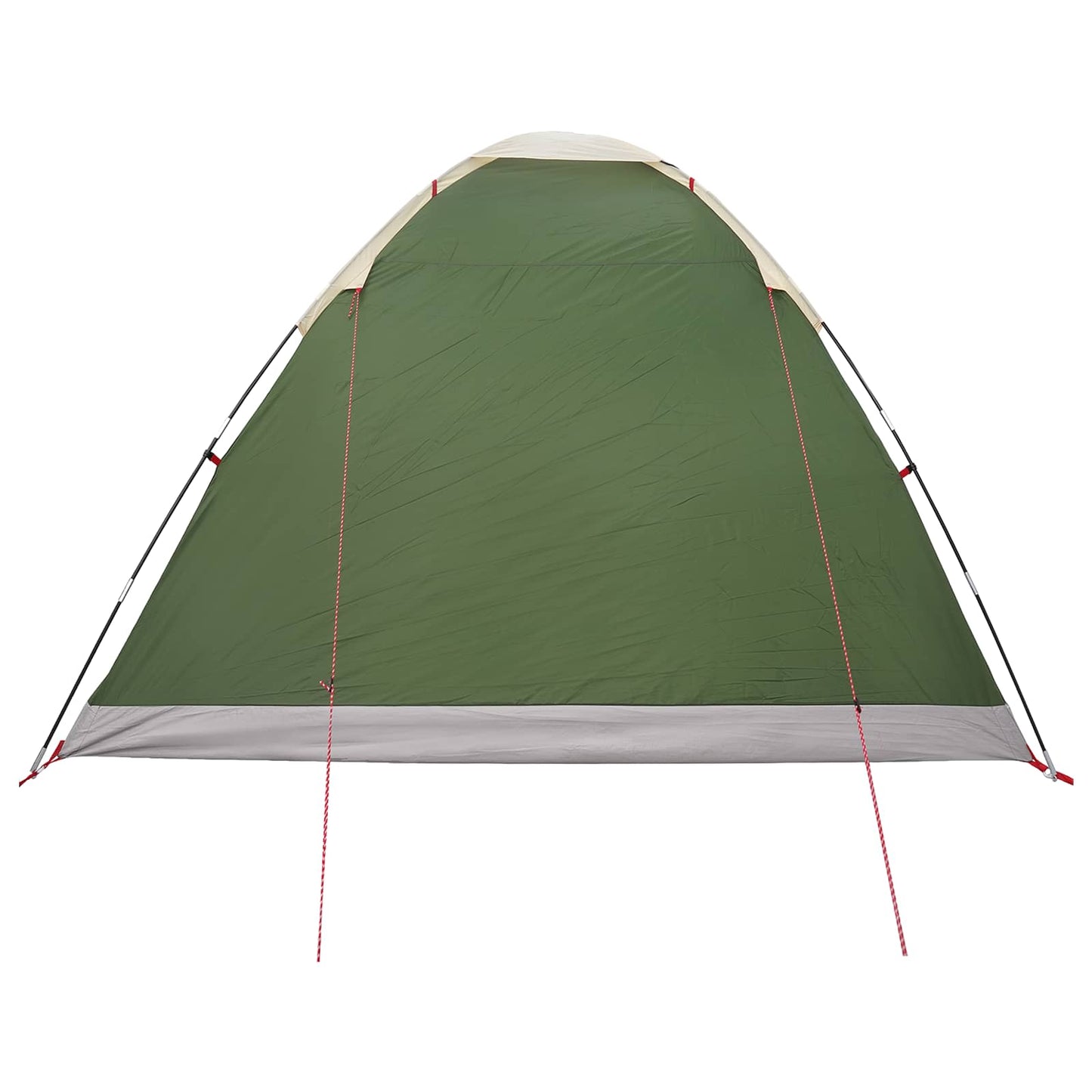 Campingzelt 6 Personen Grün Polyester und Stahl