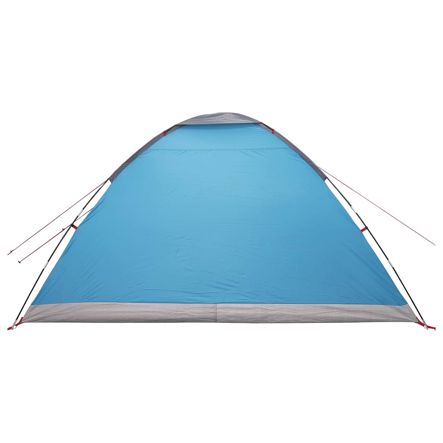 Campingzelt 6 Personen Blau Polyester und Stahl
