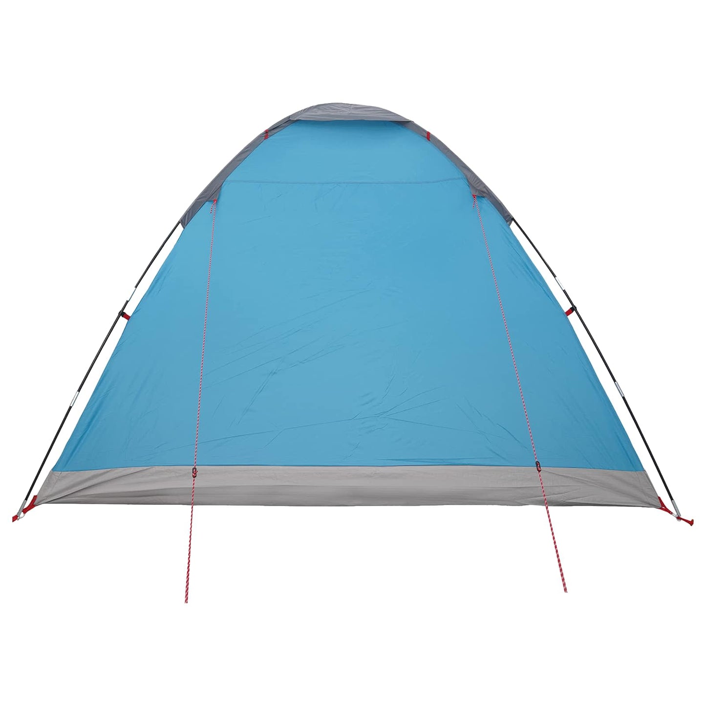 Campingzelt 6 Personen Blau Polyester und Stahl