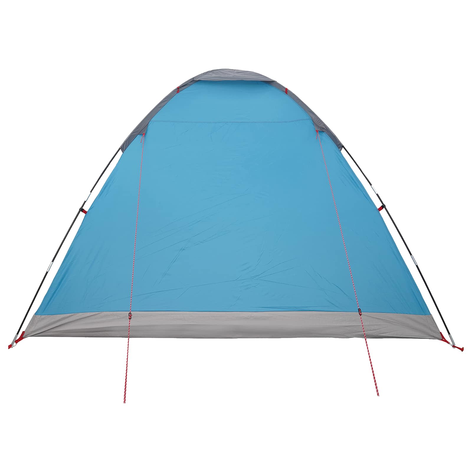 Campingzelt 6 Personen Blau Polyester und Stahl