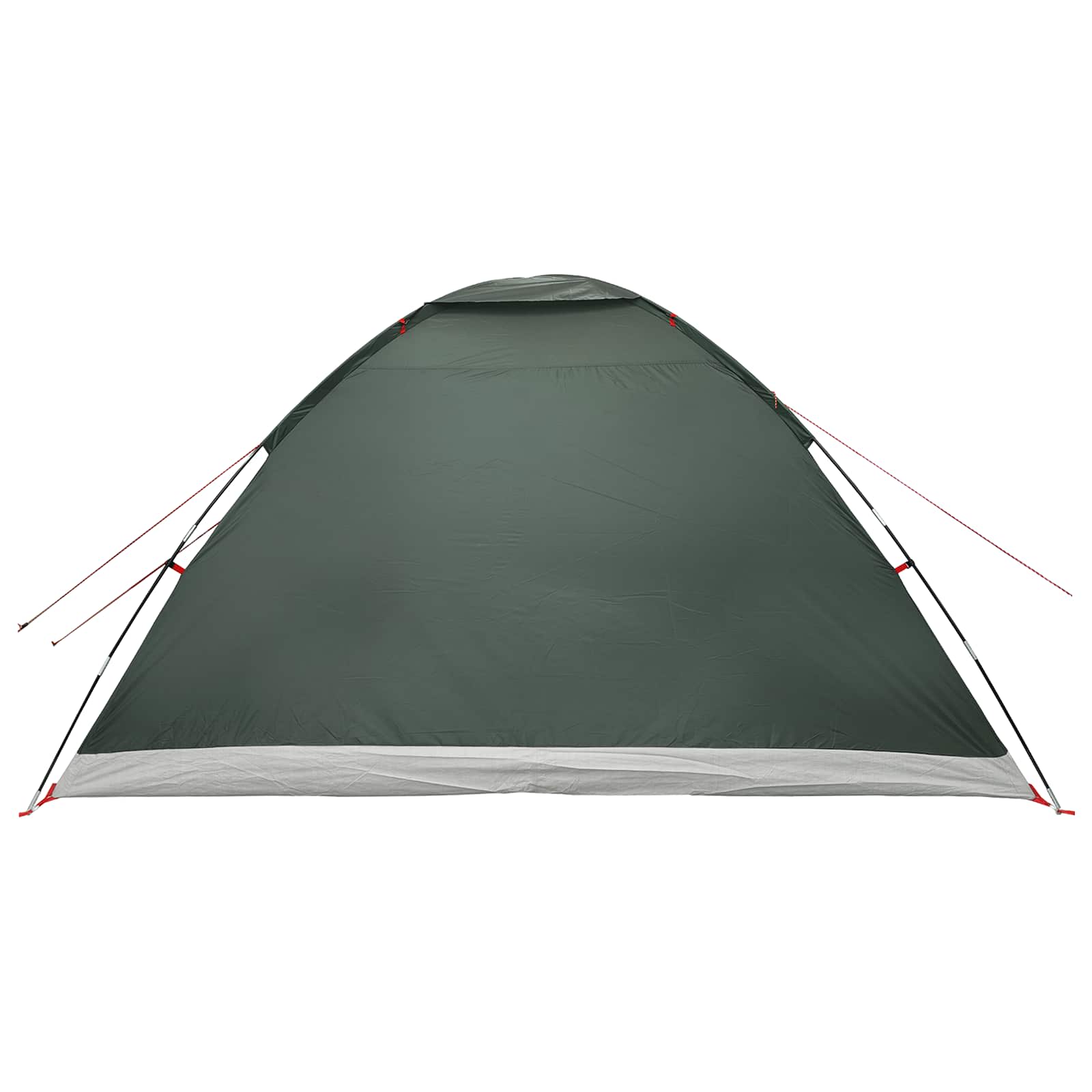 Campingzelt 6 Personen Olivegrün Polyester und Stahl