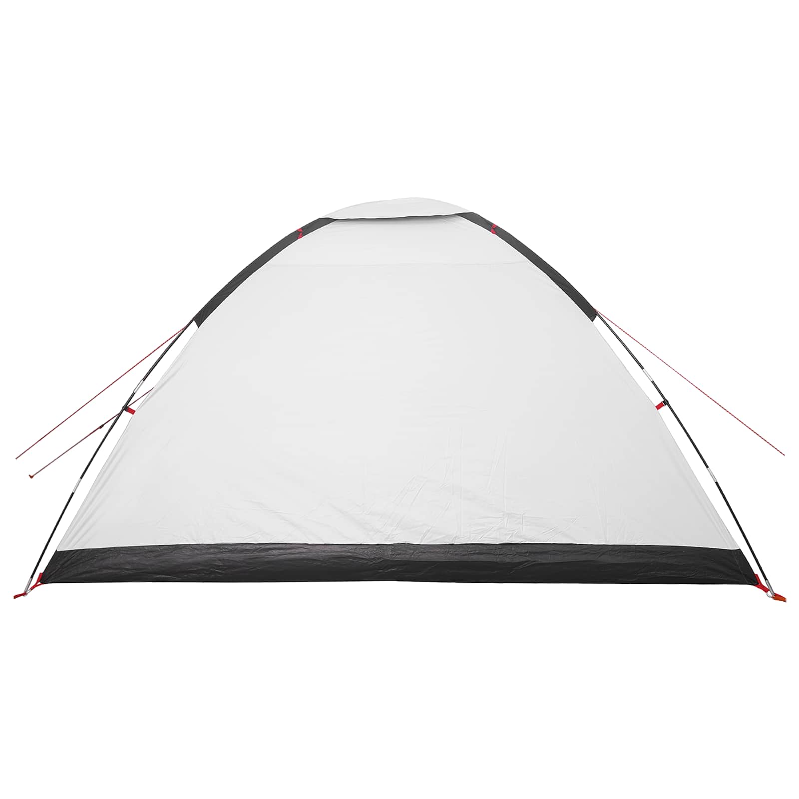 Campingzelt 6 Personen Weiß Blackout Polyester und Stahl