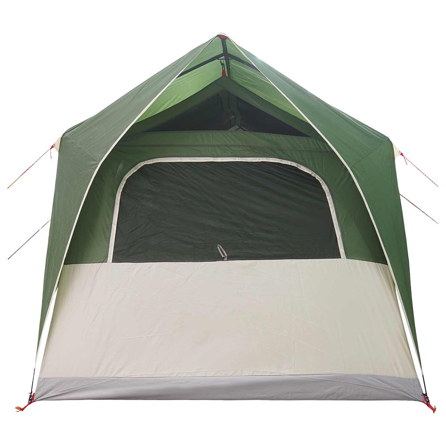 Tunnelzelt mit Dach Grün 8-Personen Polyester und Stahl