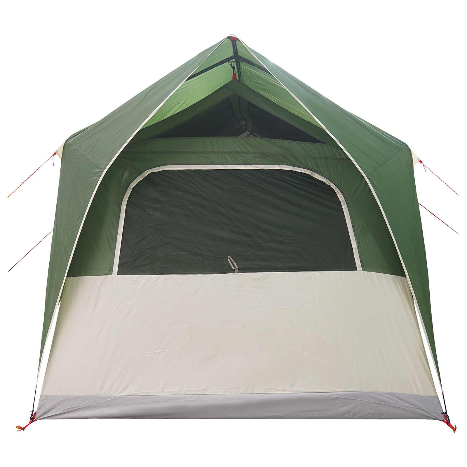 Tunnelzelt mit Dach Grün 8-Personen Polyester und Stahl