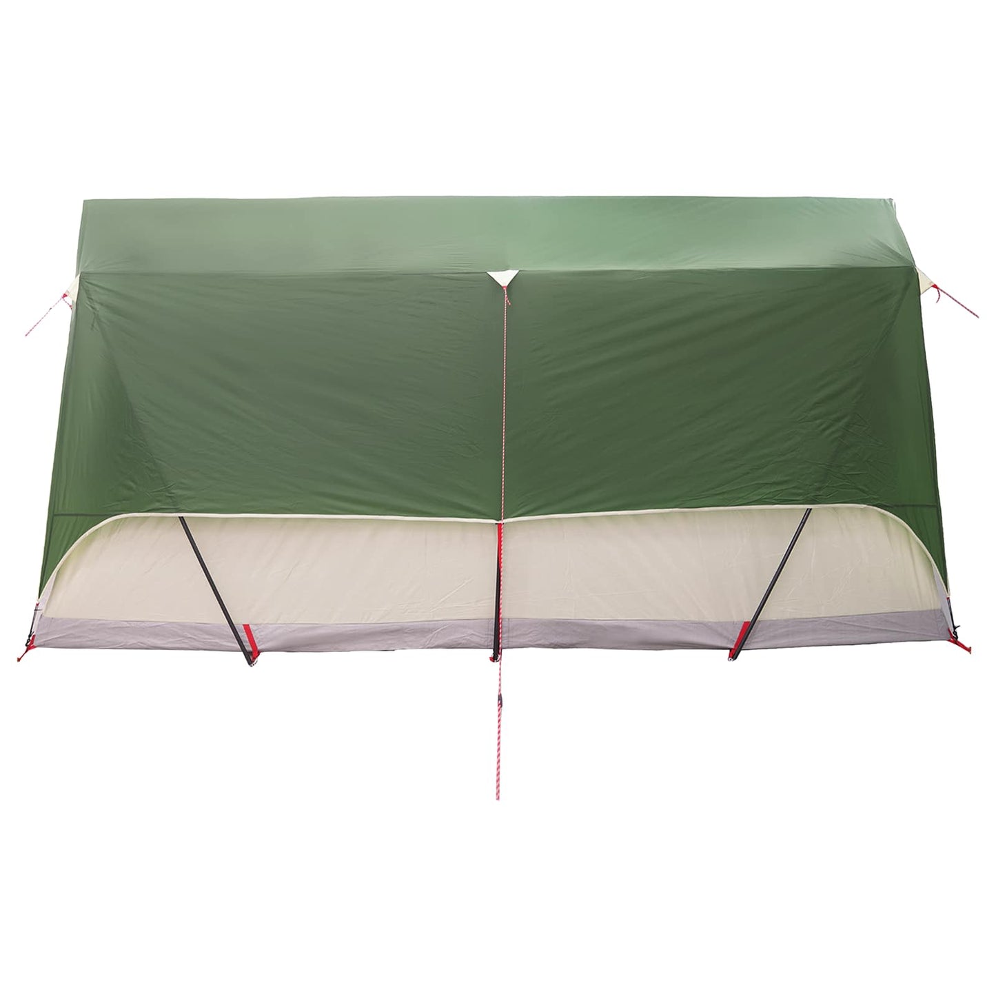 Tunnelzelt mit Dach Grün 8-Personen Polyester und Stahl