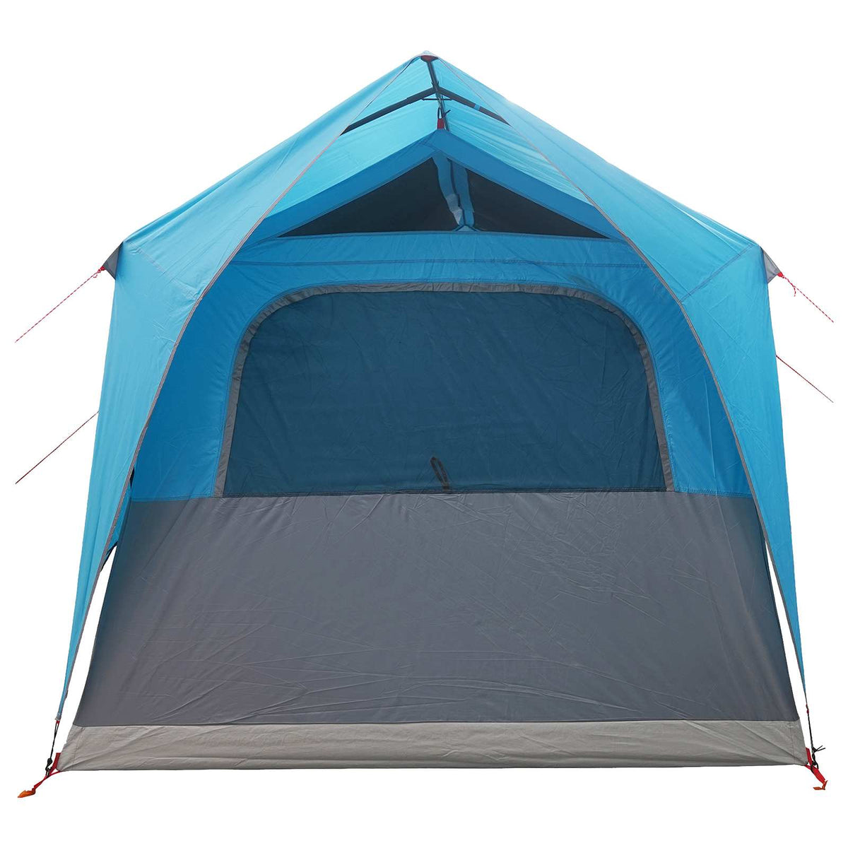 Tunnelzelt 8 Personen Blau Polyester und Stahl