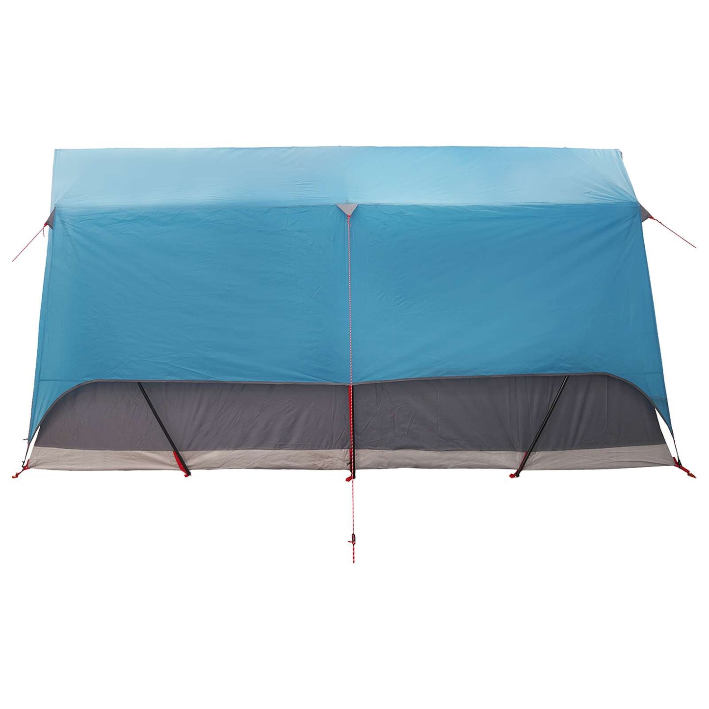 Tunnelzelt mit Dach Blau 8-Personen Polyester und Stahl