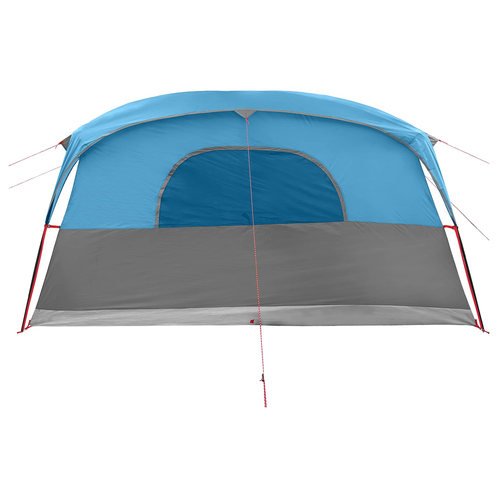 Tunnelzelt mit Dach Blau 427 x 305 x 205 cm Polyester und Stahl