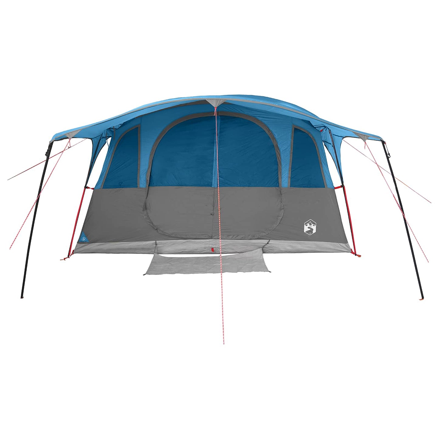 Tunnelzelt mit Dach Blau 427 x 305 x 205 cm Polyester und Stahl