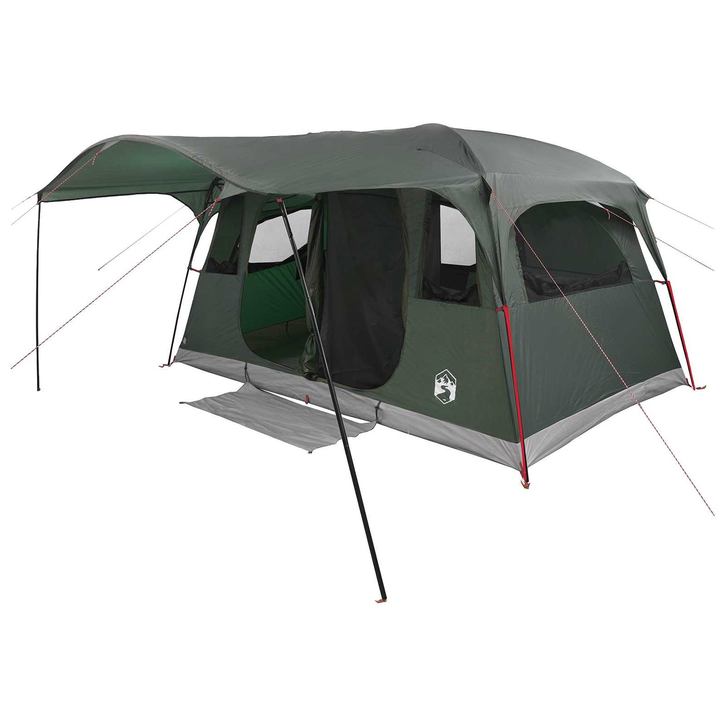 Tunnelzelt Olivegrün 427 x 305 x 205 cm Polyester und Stahl