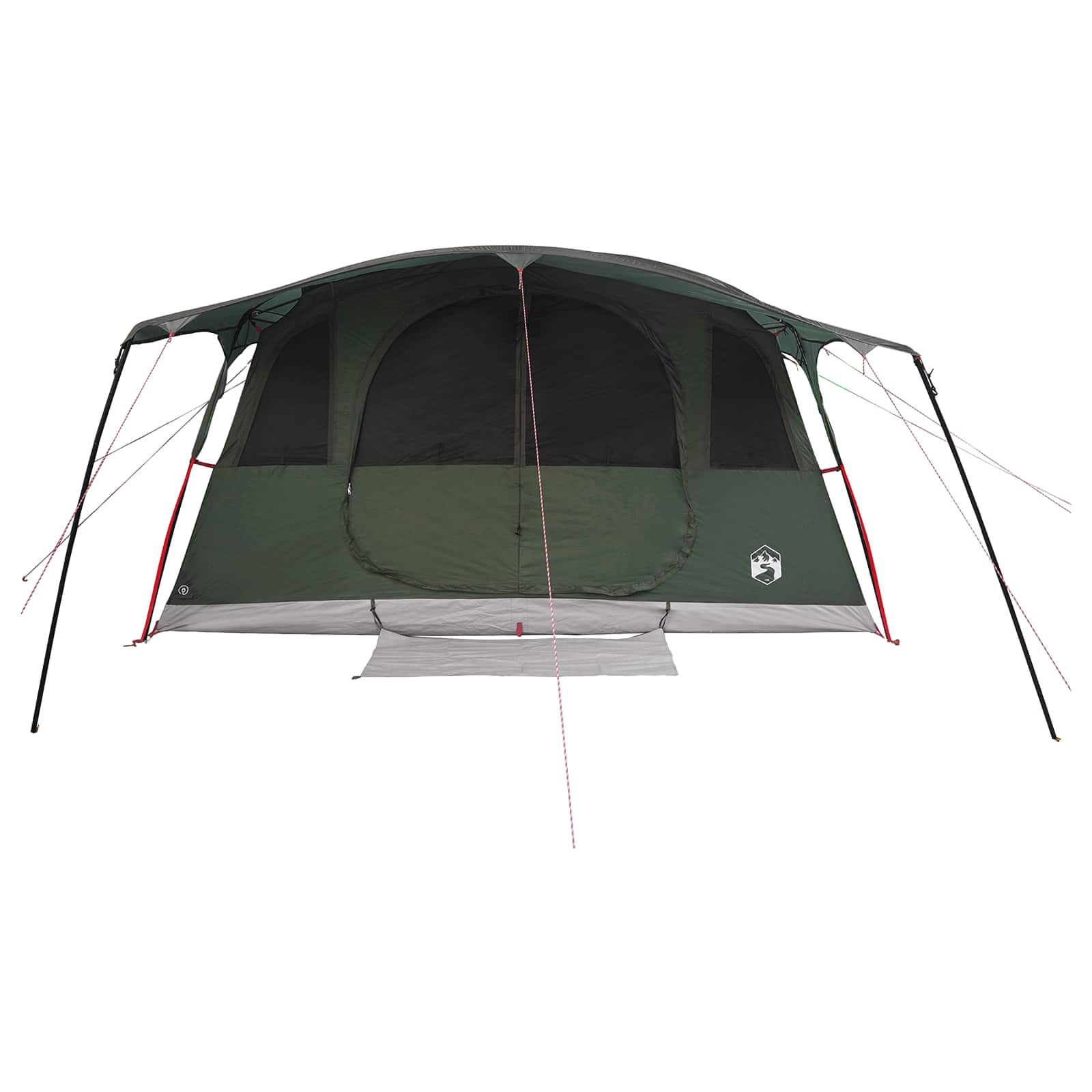 Tunnelzelt Olivegrün 427 x 305 x 205 cm Polyester und Stahl