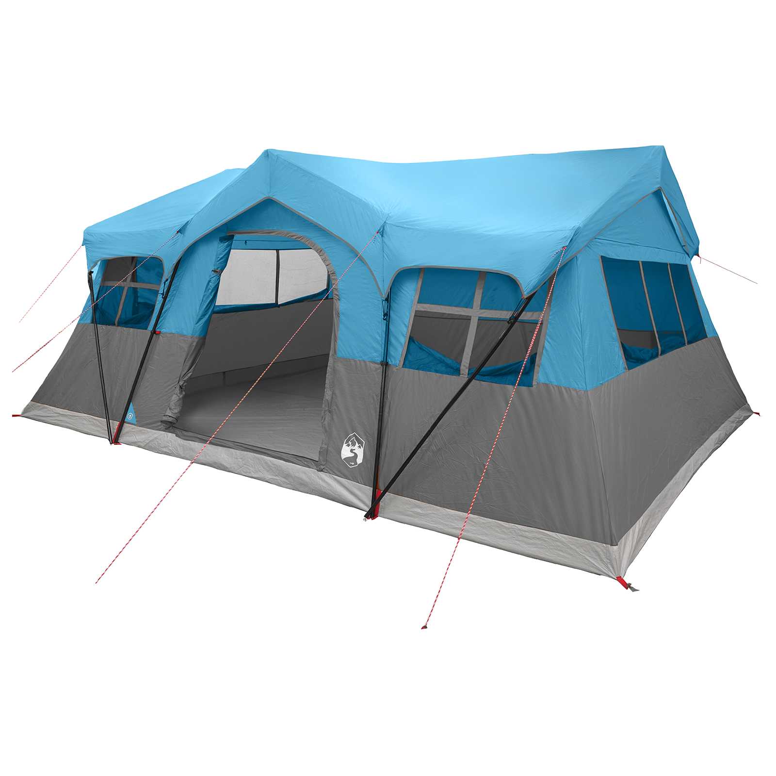 Familienzelt 487 x 340 x 216 cm Blau Polyester und Stahl