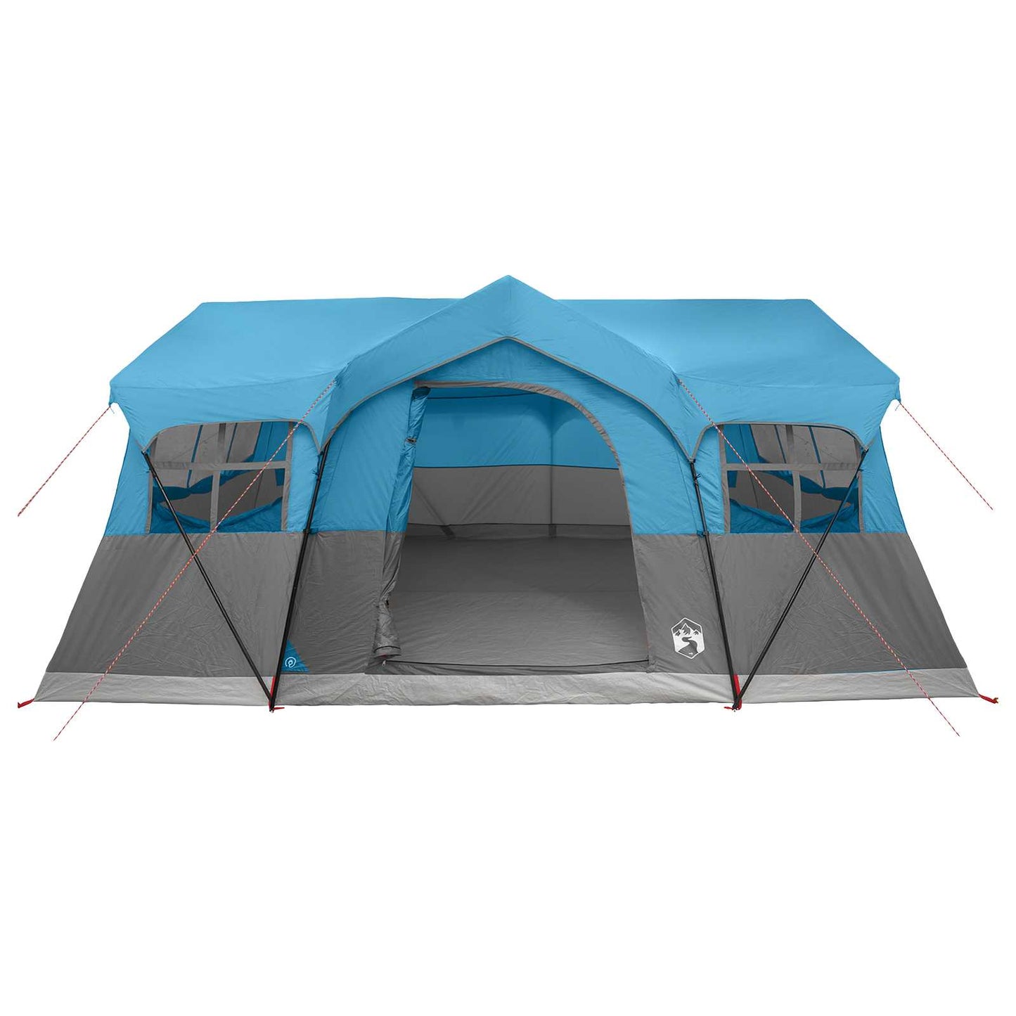 Familienzelt 487 x 340 x 216 cm Blau Polyester und Stahl