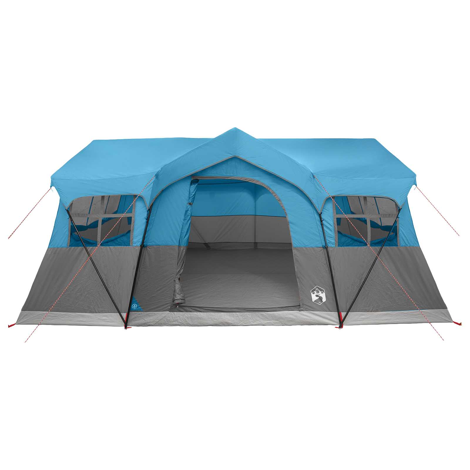 Familienzelt 487 x 340 x 216 cm Blau Polyester und Stahl