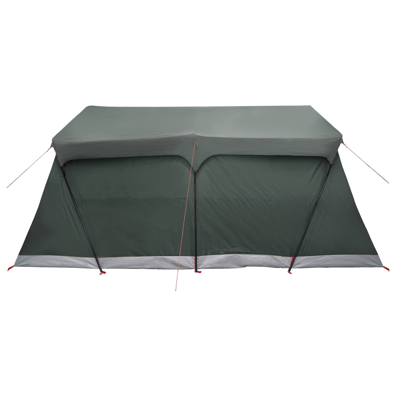 Familienzelt 487 x 340 x 216 cm Olivegrün Polyester und Stahl