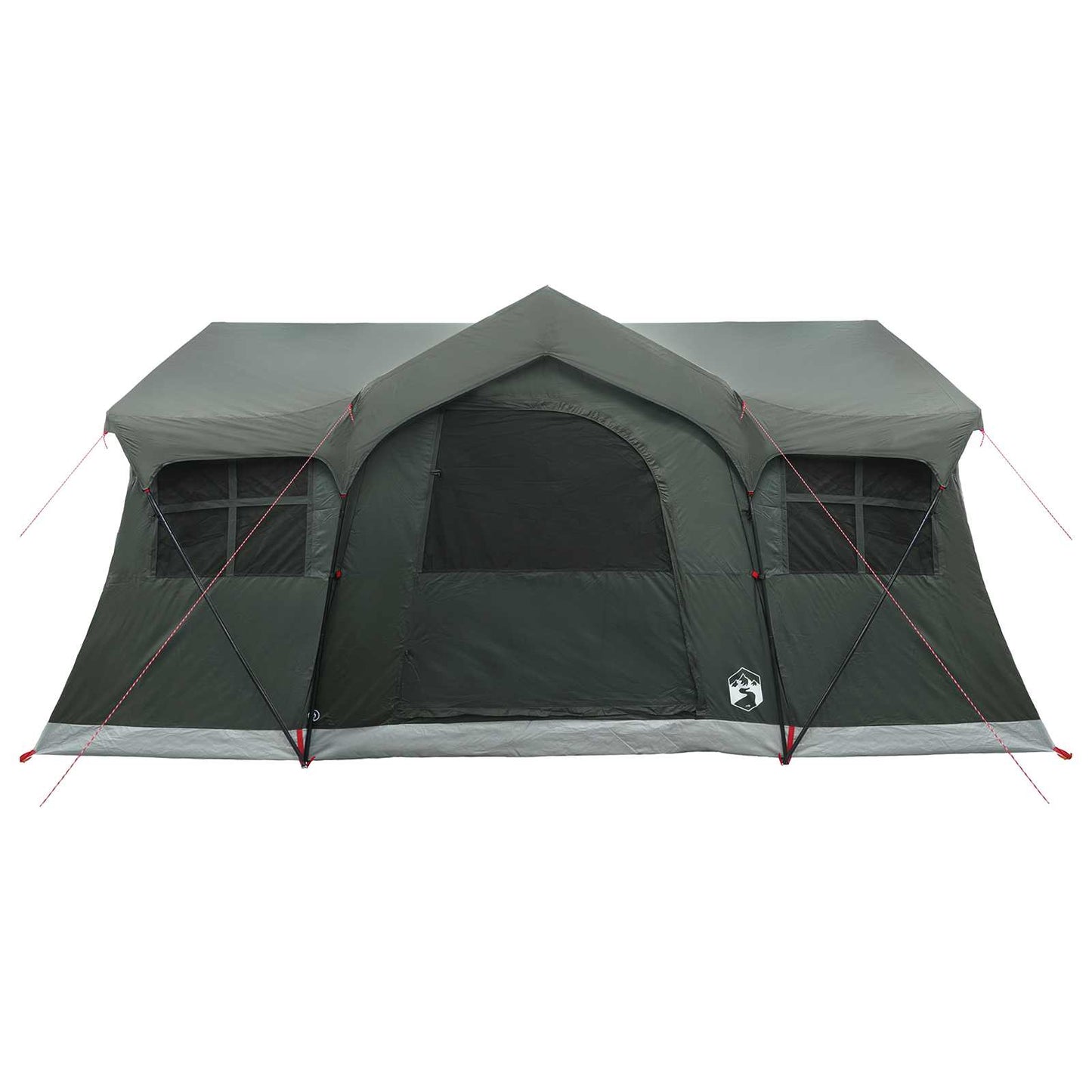 Familienzelt 487 x 340 x 216 cm Olivegrün Polyester und Stahl
