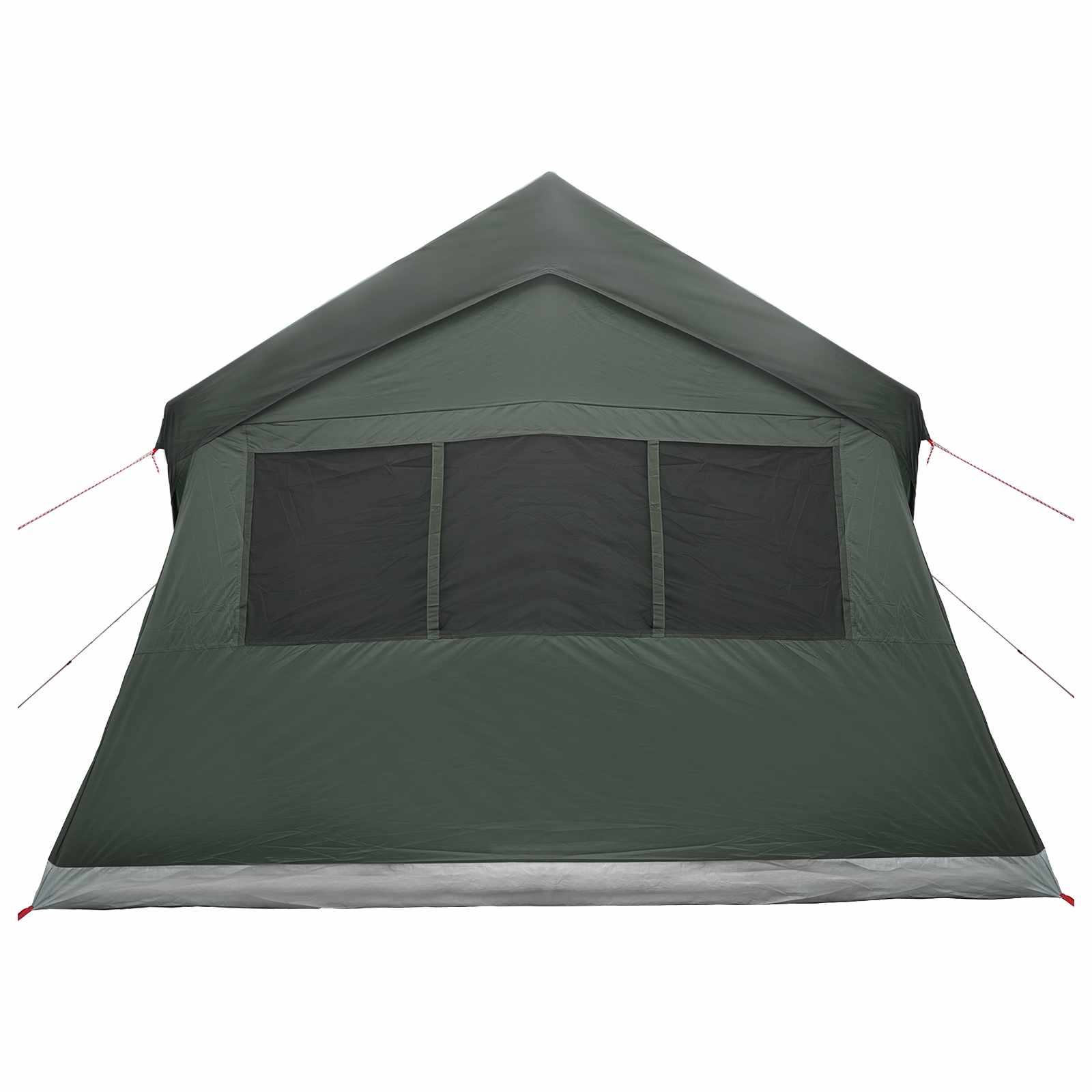 Familienzelt 487 x 340 x 216 cm Olivegrün Polyester und Stahl