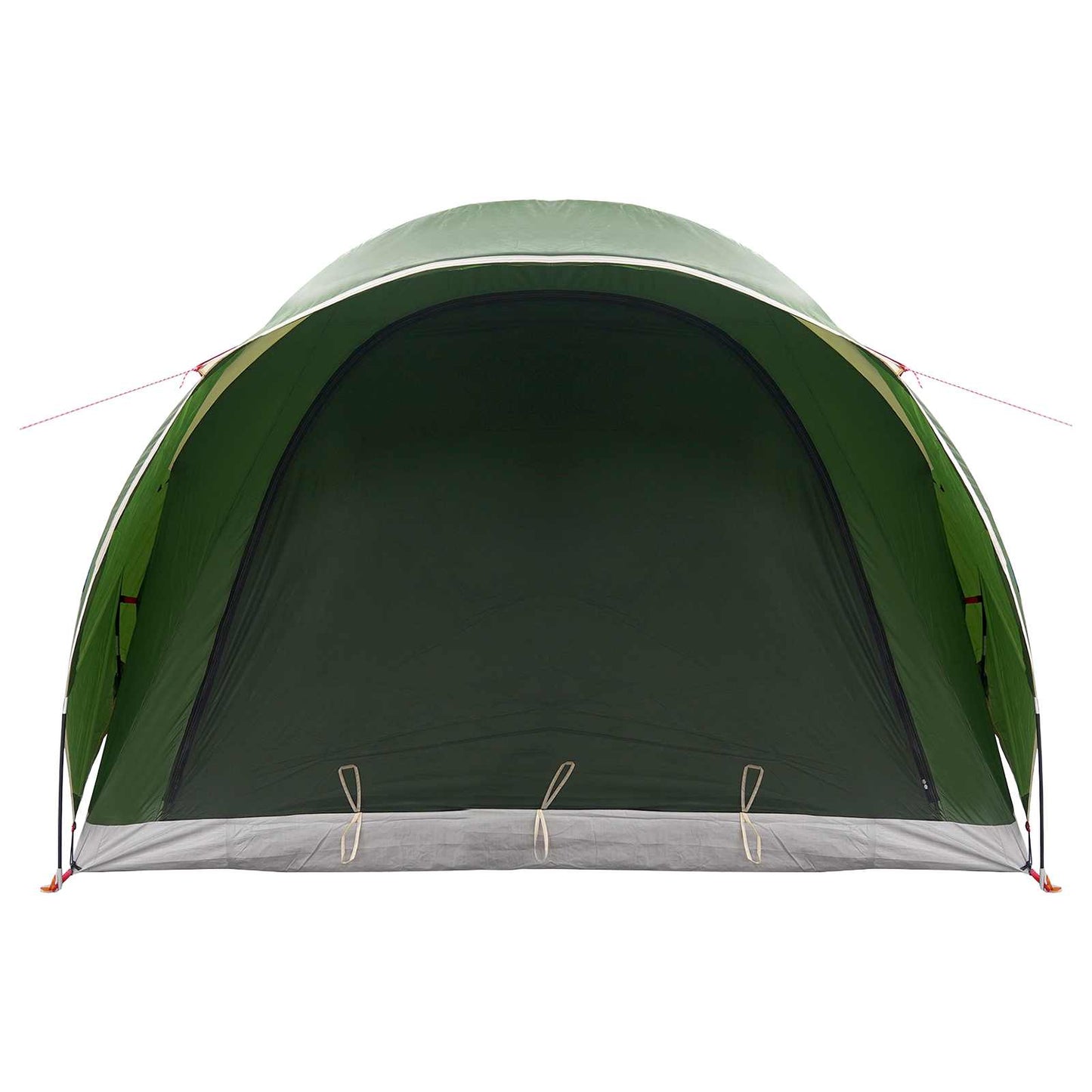 Tunnelzelt 370 x 275 x 210 cm Grün Polyester und Stahl