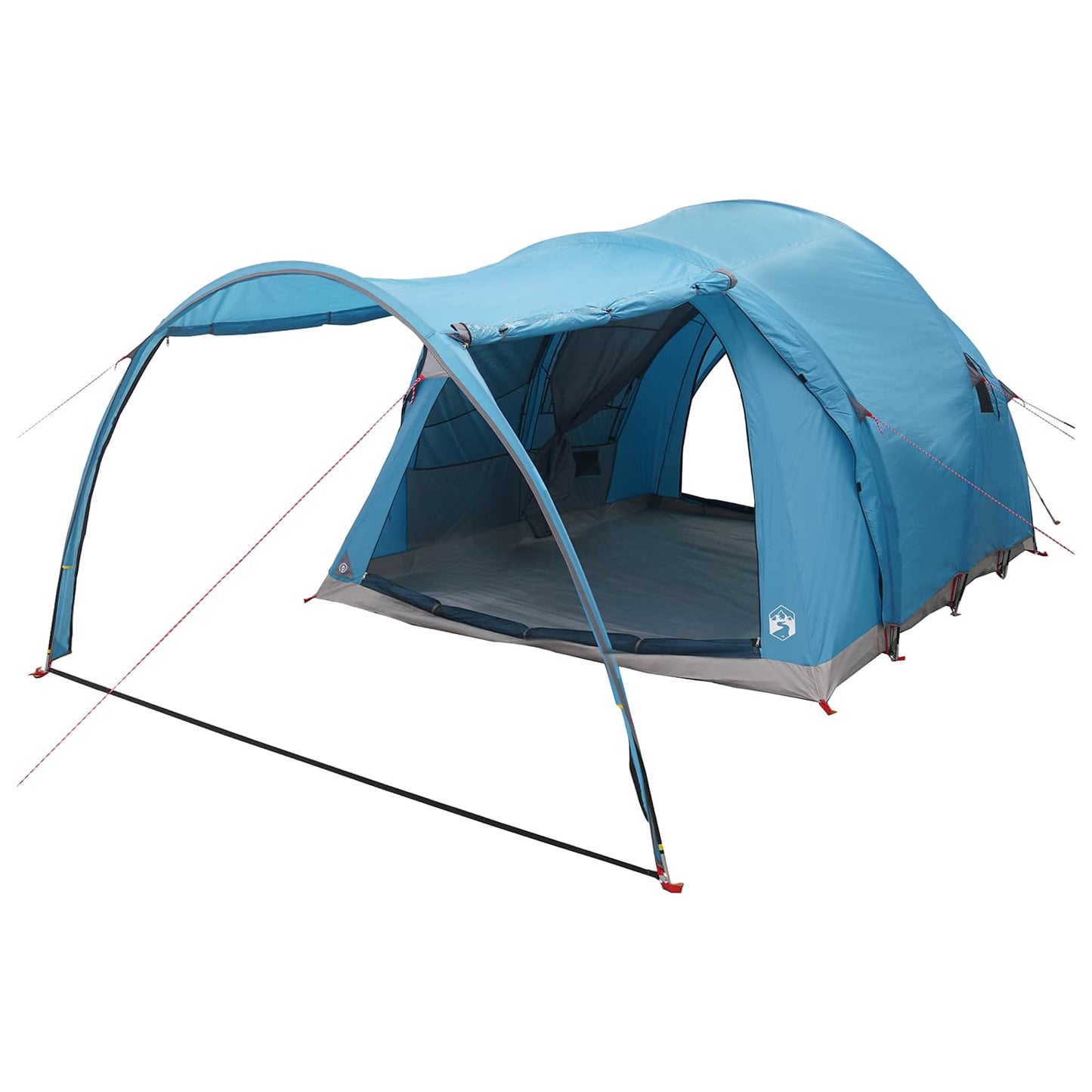 Tunnelzelt 370 x 275 x 210 cm Blau Polyester und Stahl