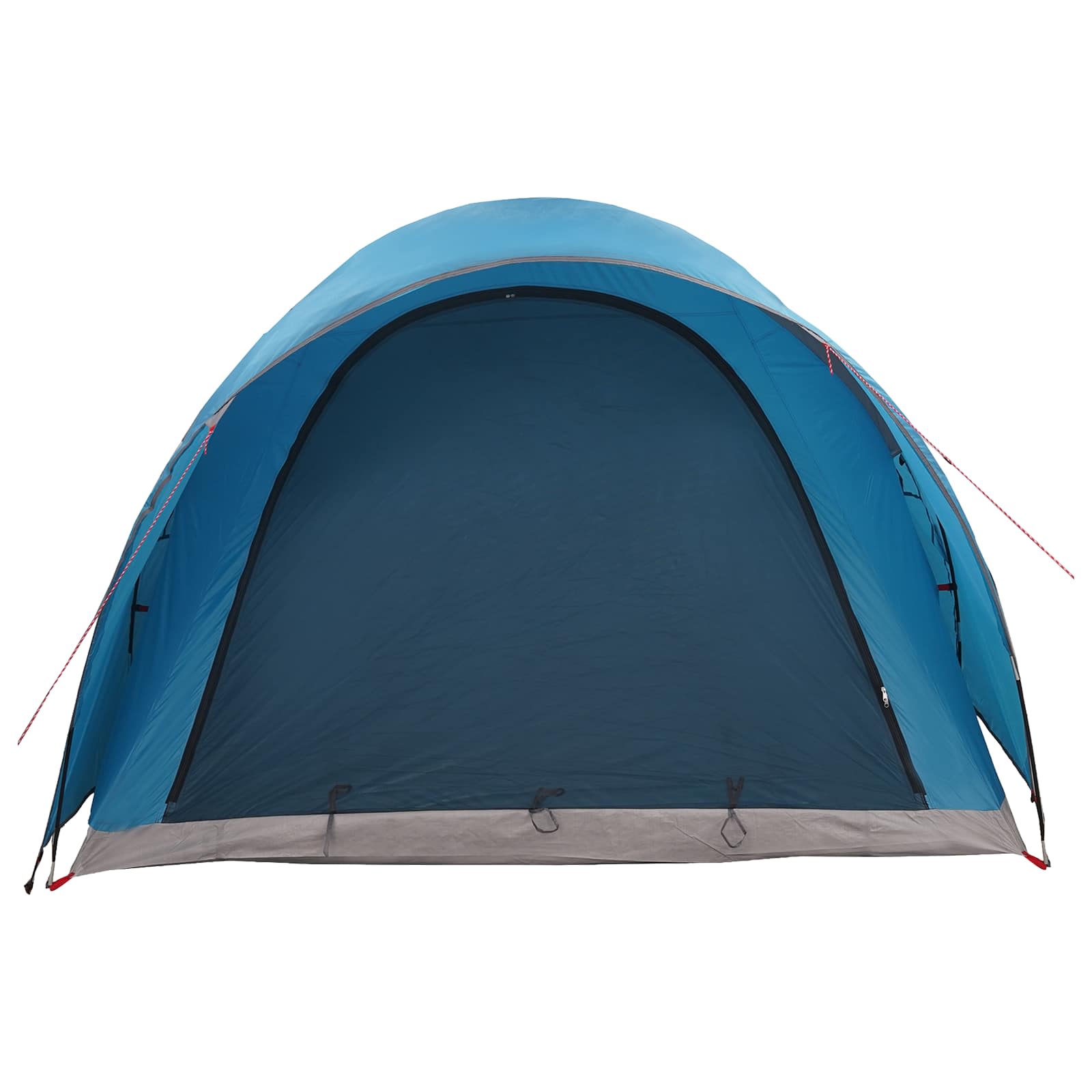 Tunnelzelt 370 x 275 x 210 cm Blau Polyester und Stahl