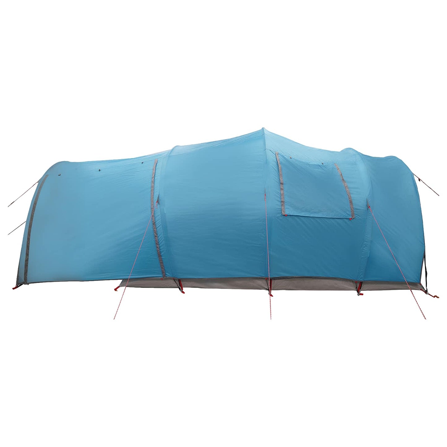 Tunnelzelt 370 x 275 x 210 cm Blau Polyester und Stahl