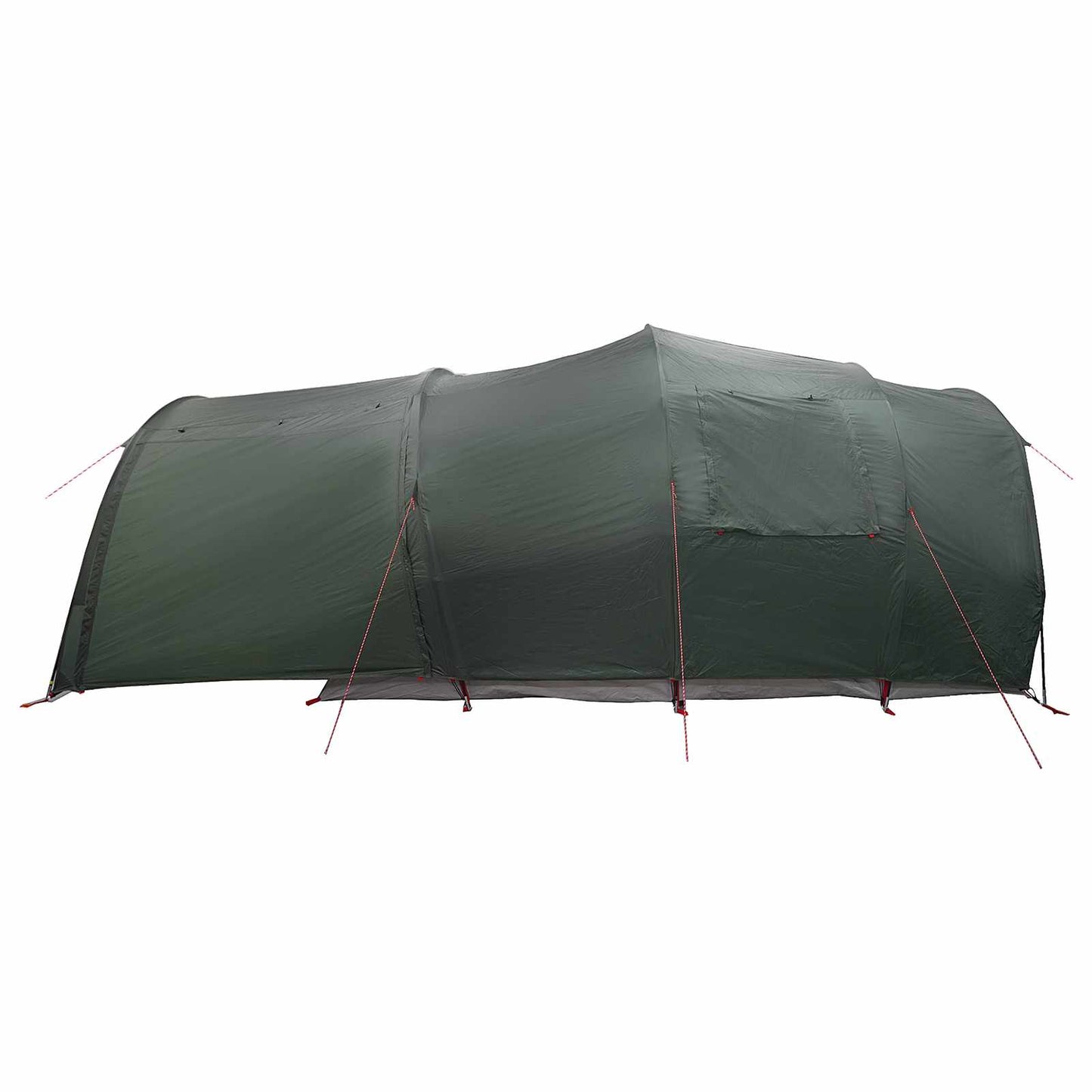 Tunnelzelt 370 x 275 x 210 cm Olivegrün Polyester und Stahl